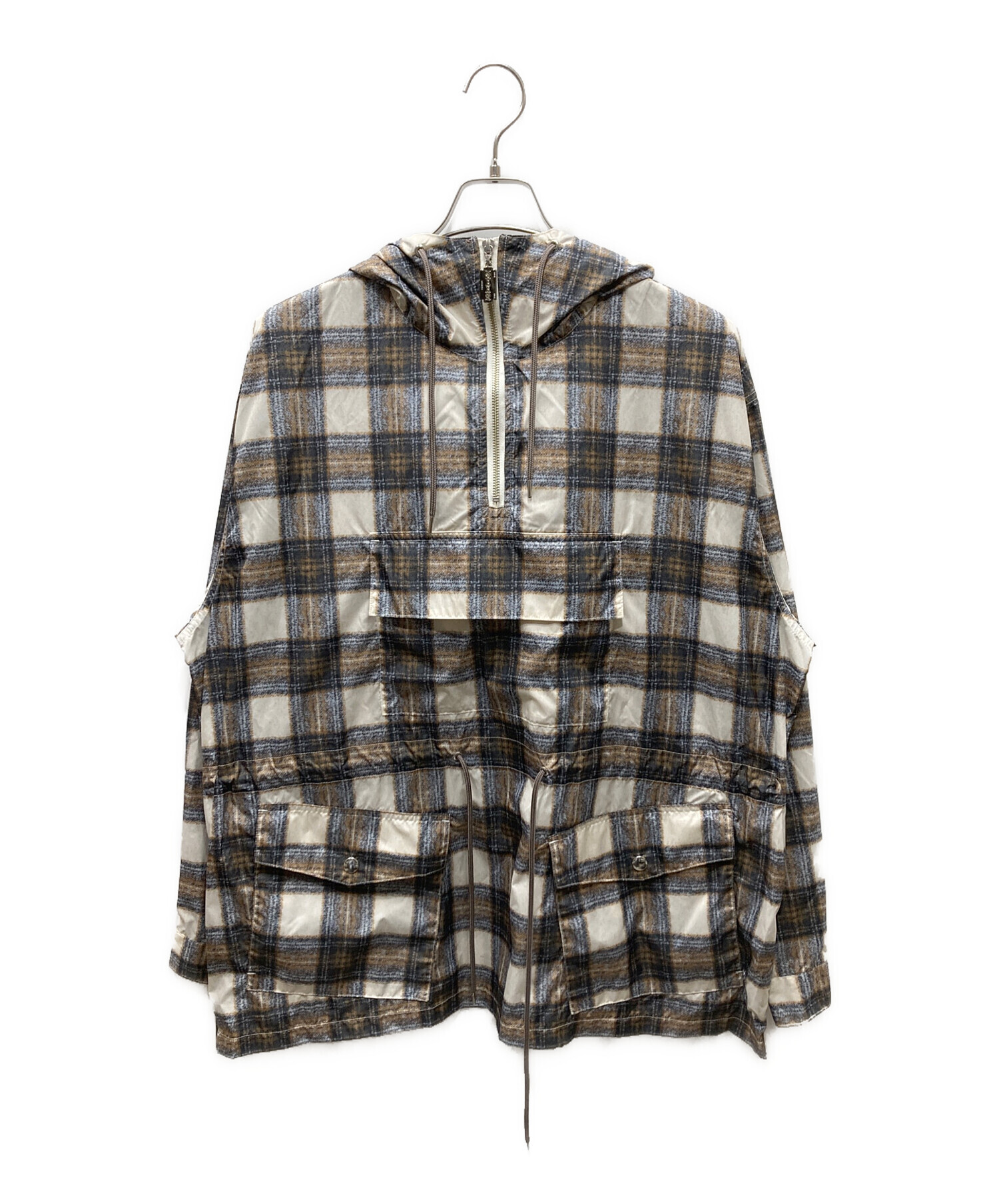 希少　dairiku 23aw check nylon anorak parka 中古・古着通販】DAIRIKU (ダイリク) Check Nylon Anorak Parka 23AW