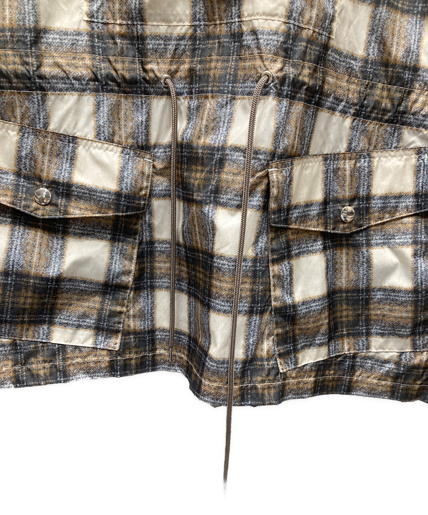希少　dairiku 23aw check nylon anorak parka 中古・古着通販】DAIRIKU (ダイリク) Check Nylon Anorak Parka 23AW