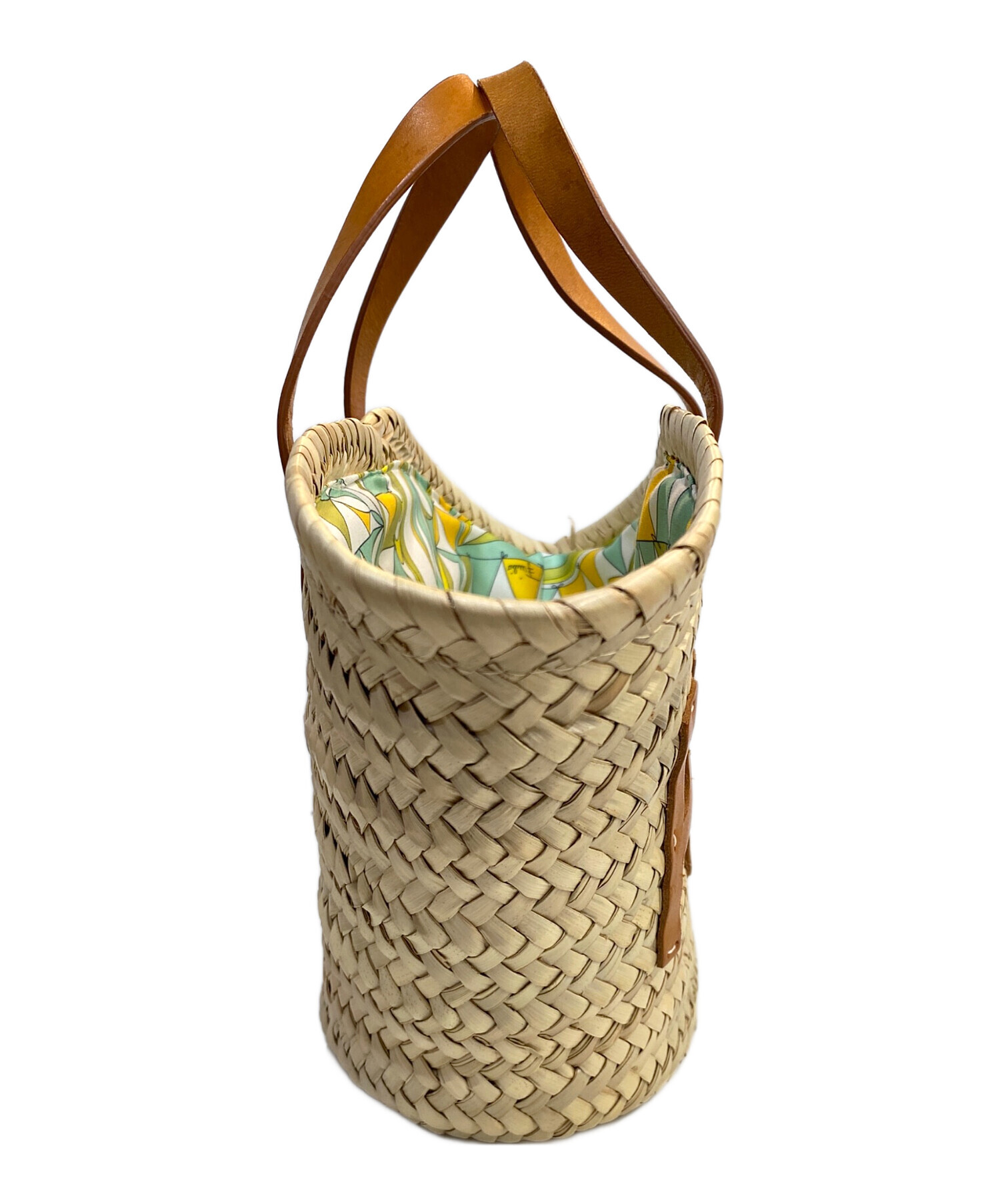 中古・古着通販】Emilio Pucci (エミリオ プッチ) 裏地総柄 カゴバッグ