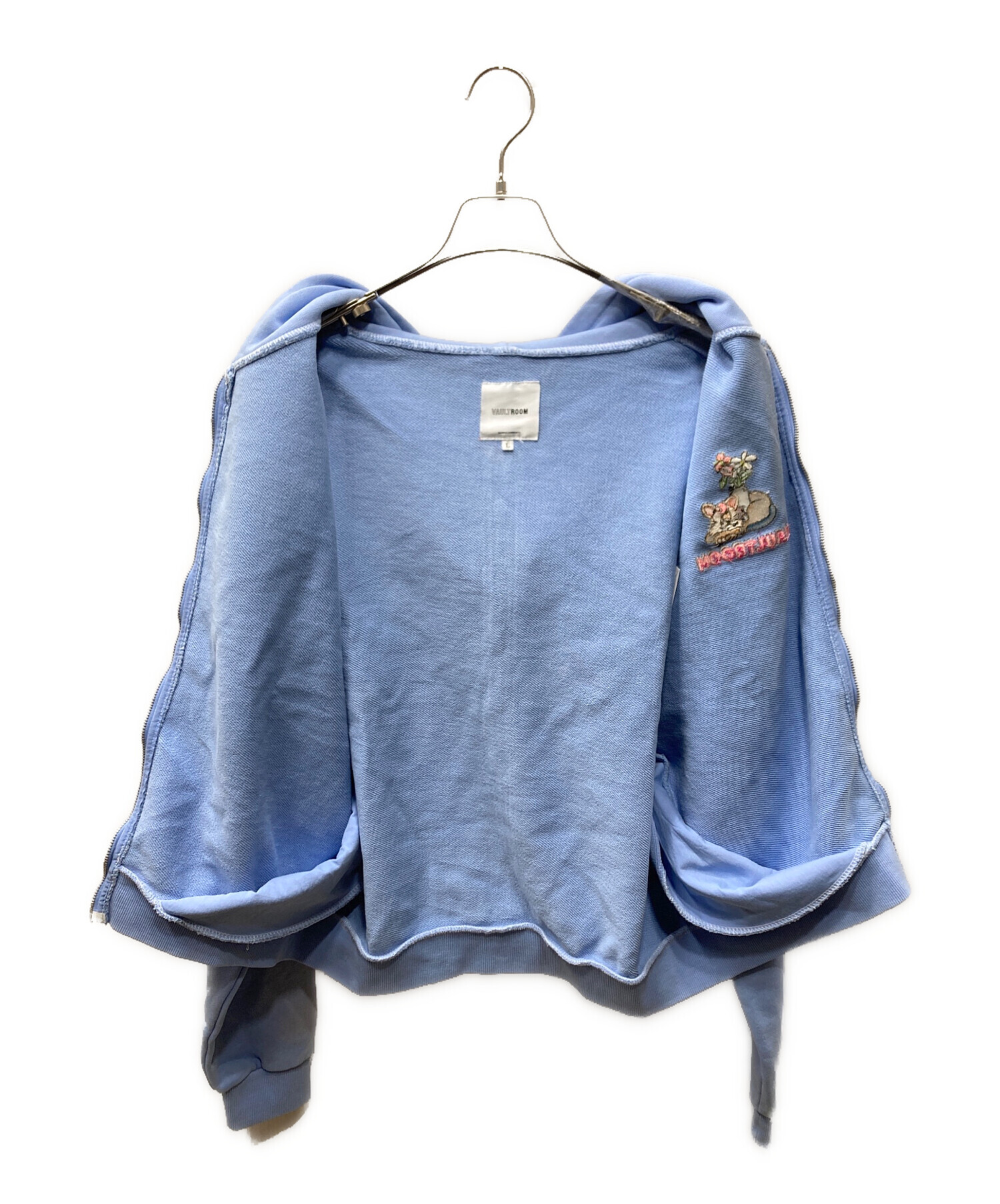 中古・古着通販】vaultroom (ボルトルーム) VAGE CAT ZIP HOODIE