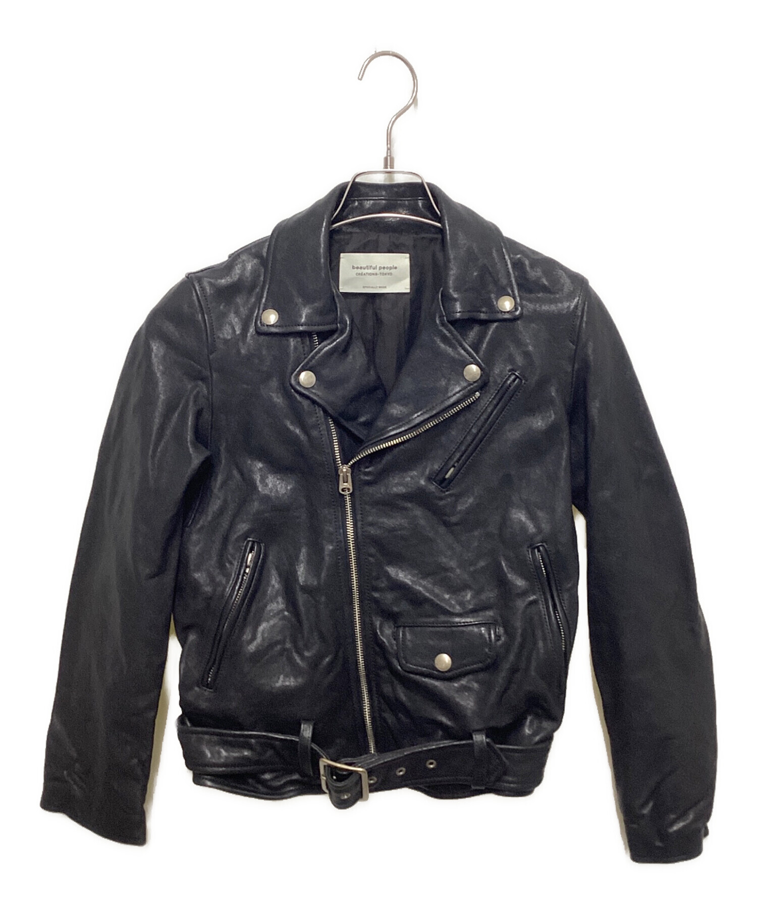 beautiful people レザージャケット サイズ150 中古・古着通販】beautiful people (ビューティフルピープル