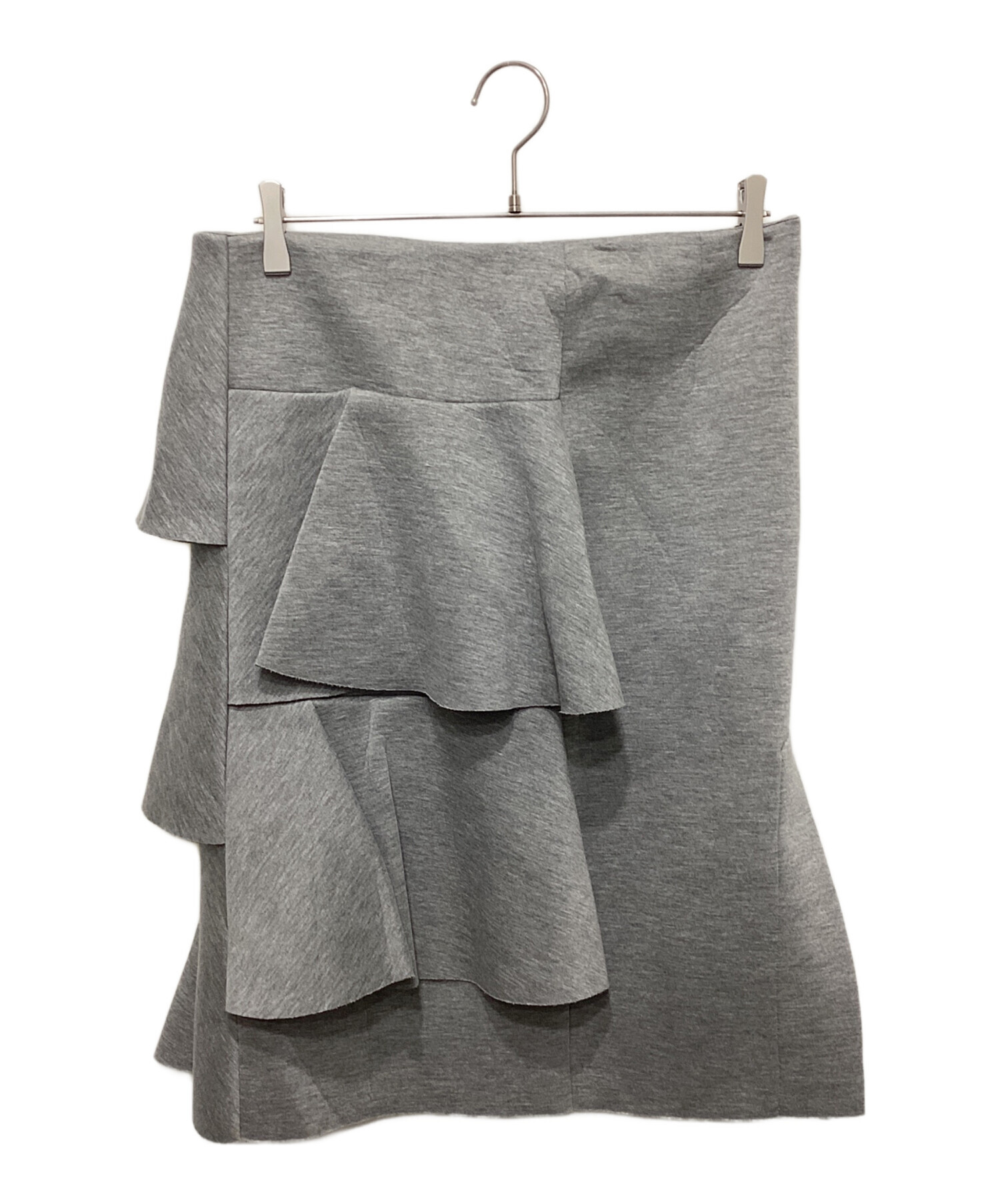 MARNI / マルニ | アシンメトリー プリーツ カットソー | 40 | グレー | レディース MARNI / マルニ | アシンメトリー プリーツ カットソー | 40 | グレー