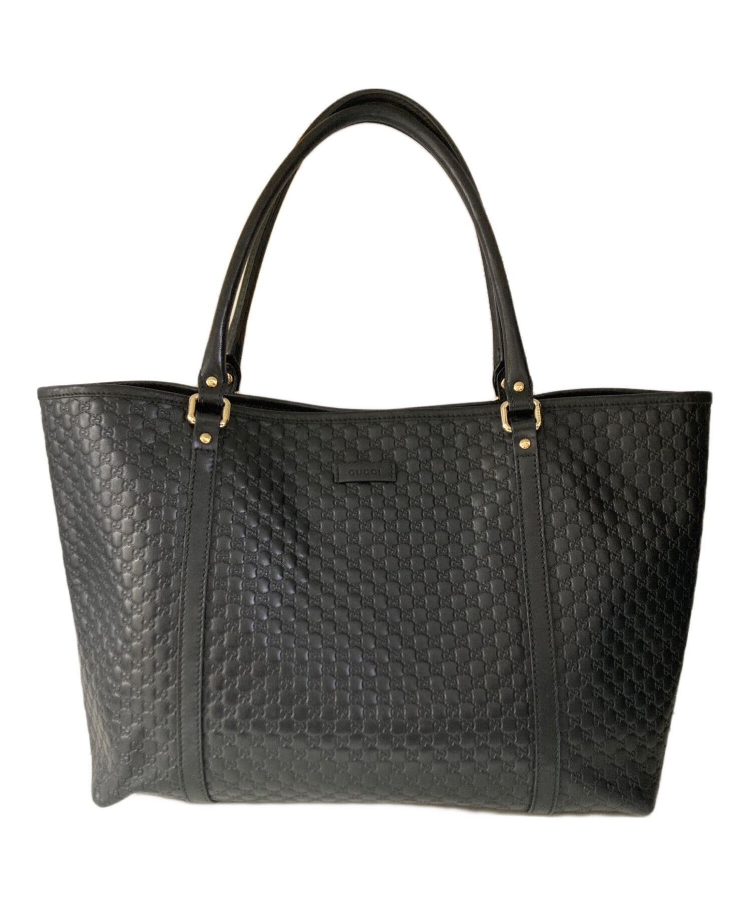 GUCCI グッチ マイクログッチシマ トートバッグ 中古・古着通販】GUCCI (グッチ) マイクロ グッチシマ トートバッグ