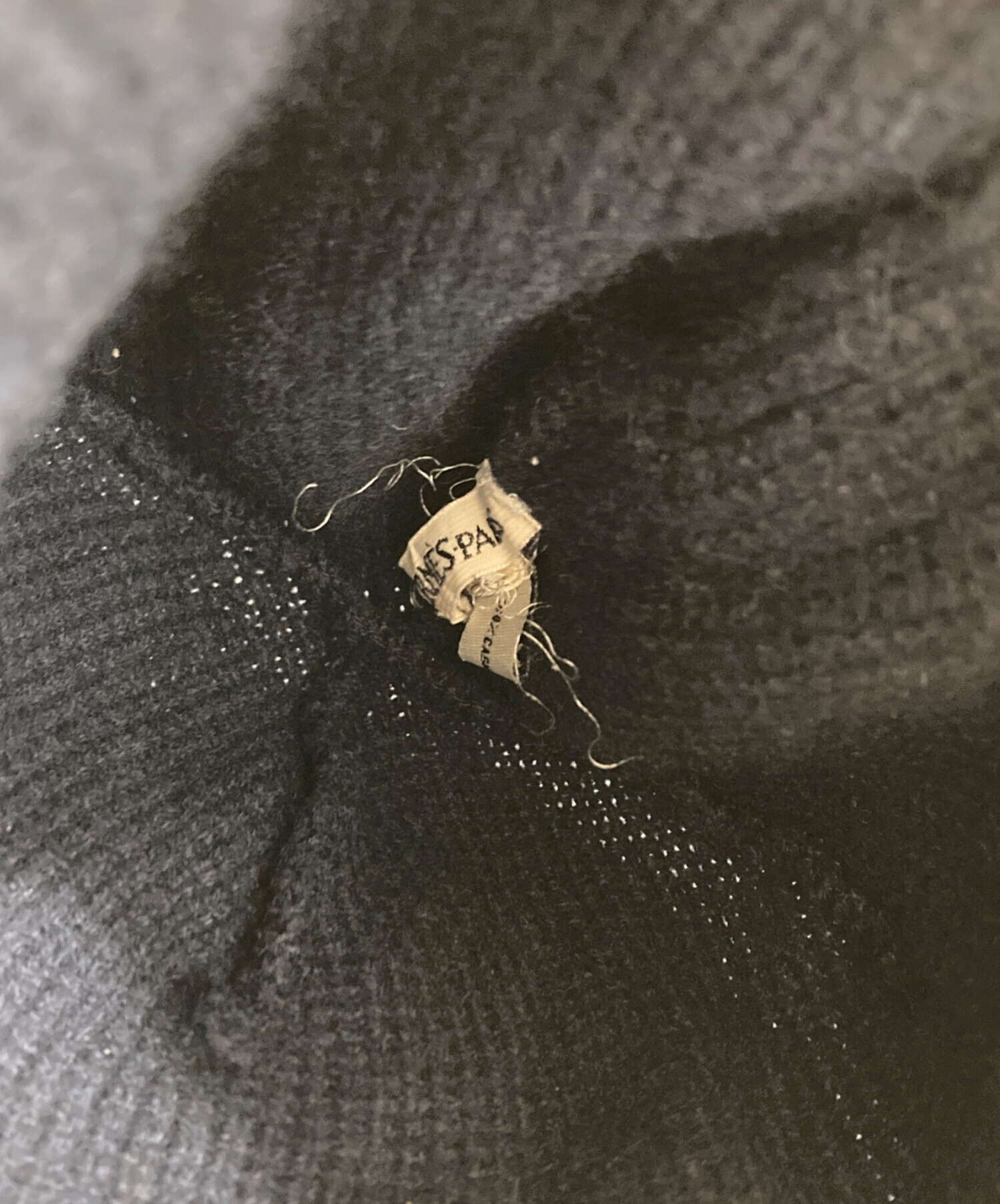 中古・古着通販】HERMES (エルメス) カシミヤニット帽 ネイビー サイズ