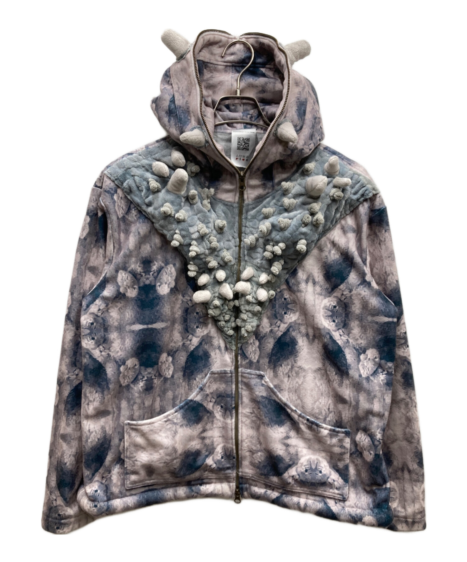 Dinoworks ディノワークス パーカー メンズ 【古着】【中古】 中古・古着通販】DINOWORKS (ディノワークス) ジップパーカー ピンク