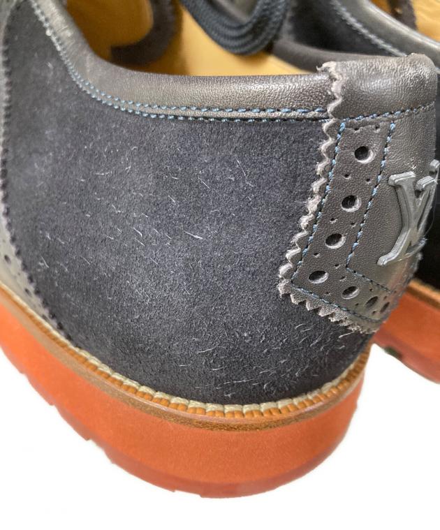 中古・古着通販】LOUIS VUITTON (ルイ ヴィトン) スウェード切替ドレス