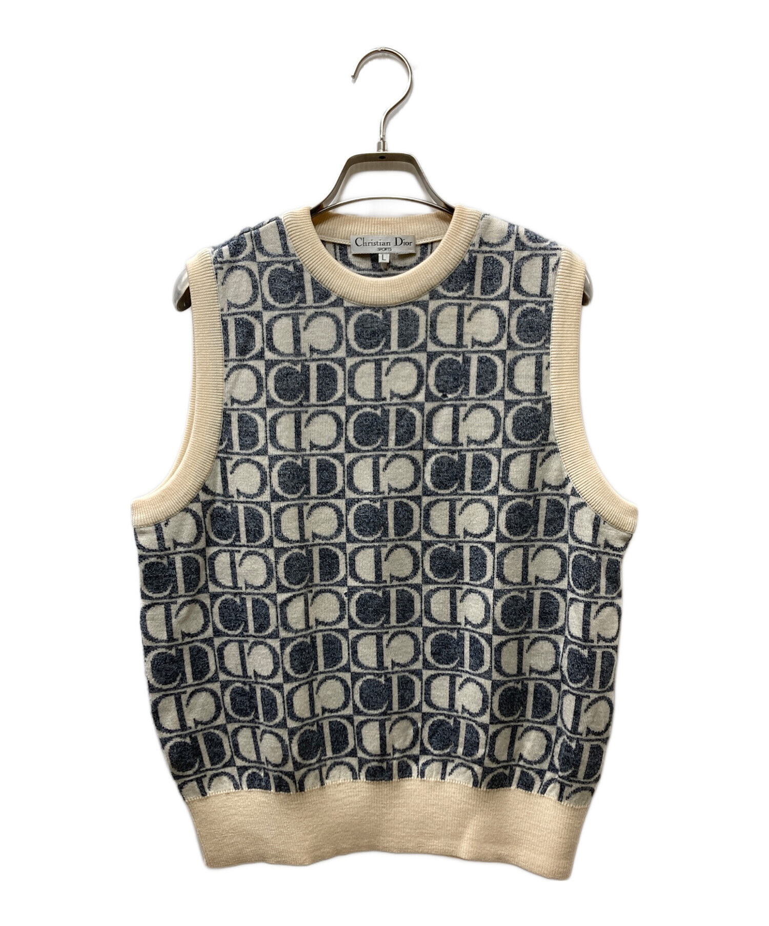【超美品】希少Christian Dior SPORTS ニットベスト Mサイズ 中古・古着通販】Christian Dior Sports (クリスチャン ディオール