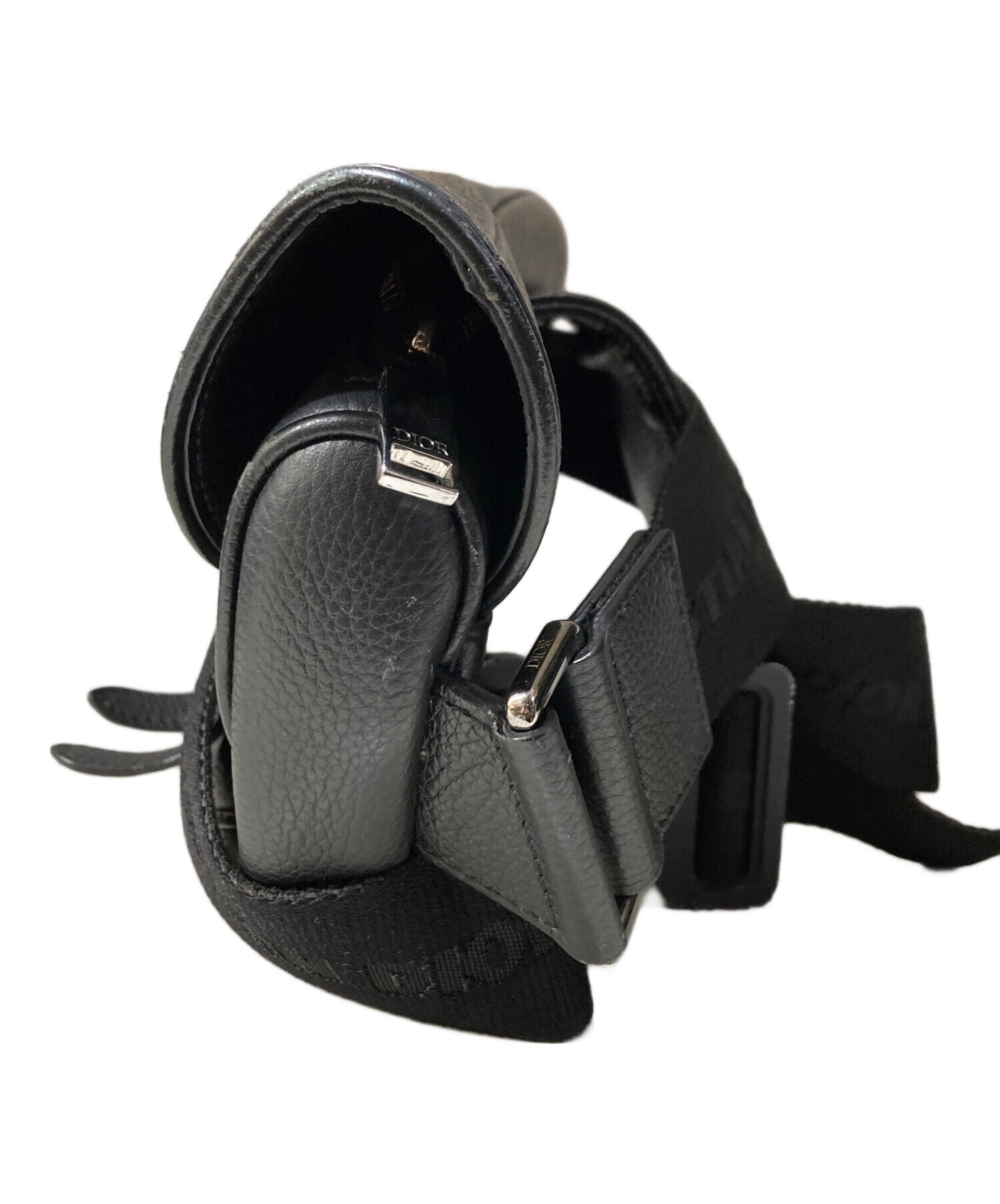 美品　DIOR × SHAWN STUSSY Bee サドルバッグ CHRISTIAN DIOR × SHAWN STUSSY】 クリスチャンディオール ショーン