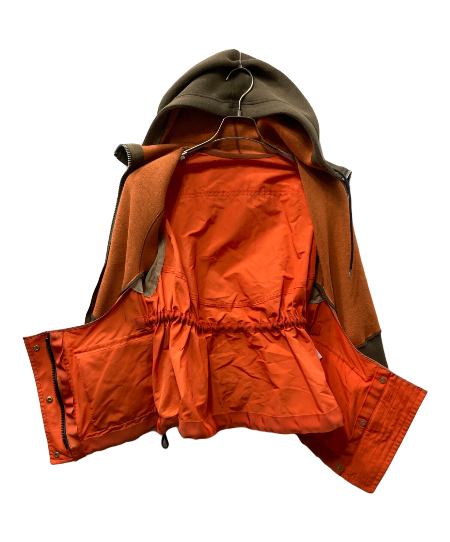 中古・古着通販】sacai (サカイ) Sponge Sweat x Nylon Twill Hoodie