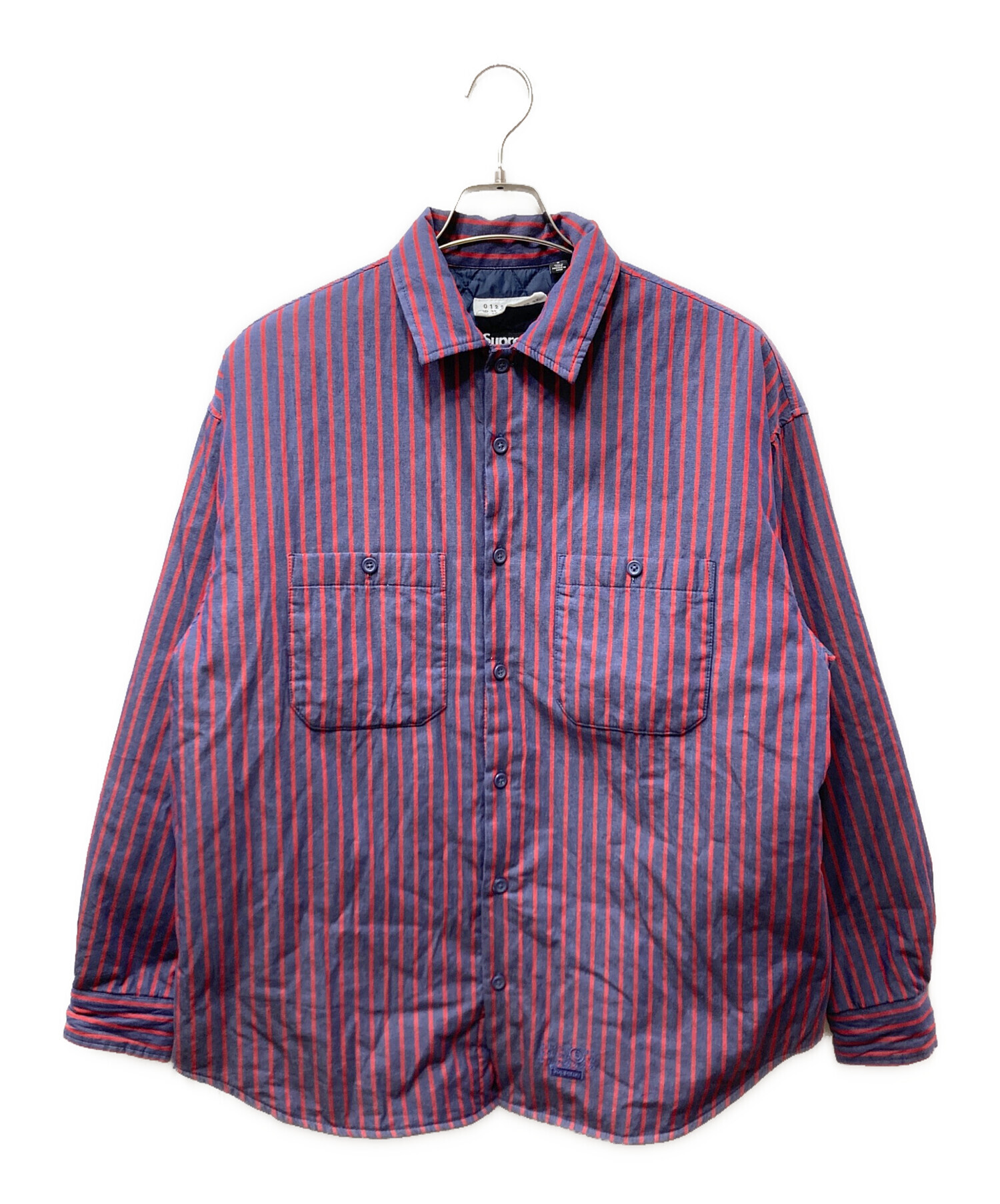 MM6 エムエムシックス カジュアルシャツ S 赤 【古着】【中古】【送料無料】 中古・古着通販】Supreme (シュプリーム) MM6 Maison Margiela