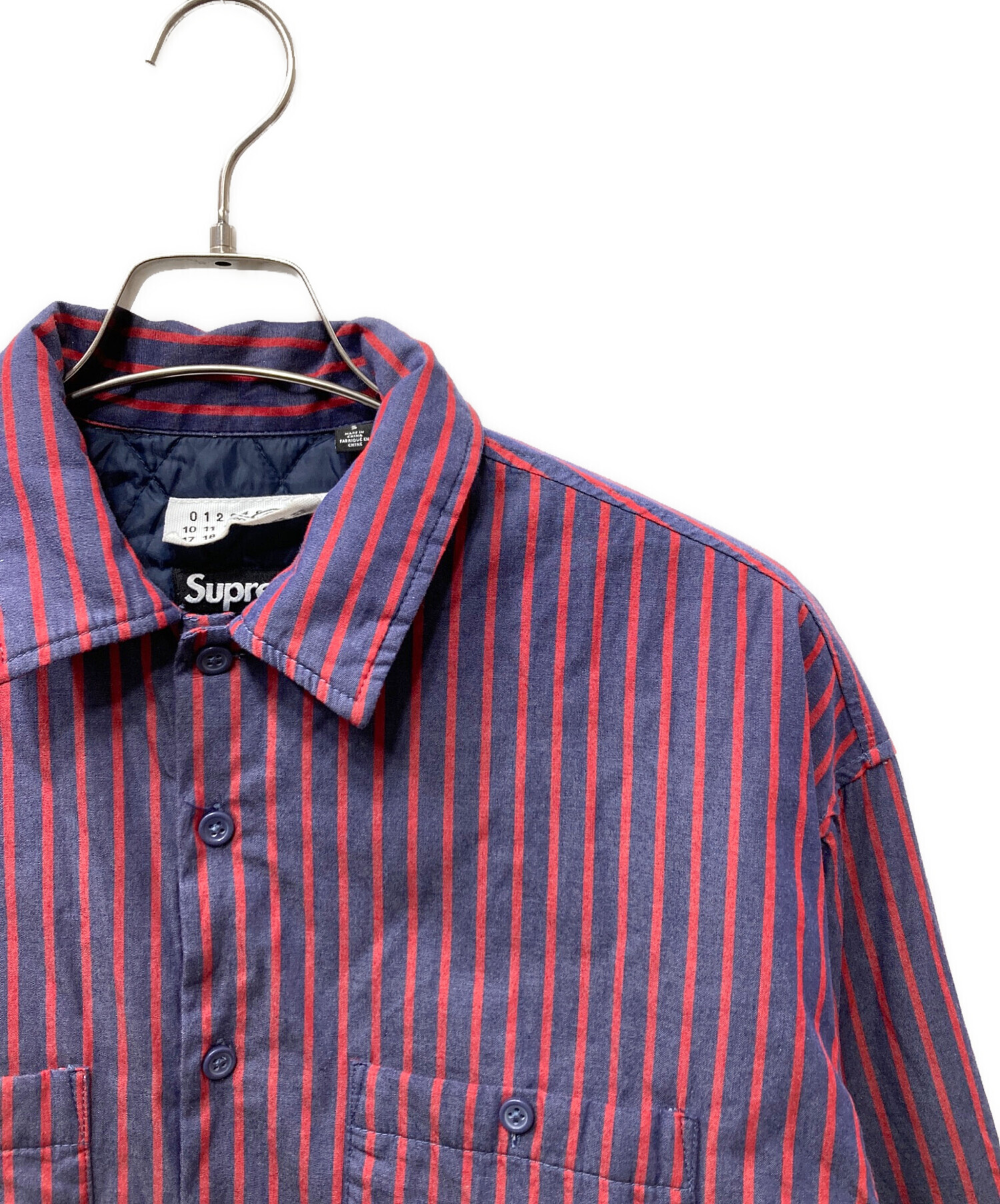 MM6 エムエムシックス カジュアルシャツ S 赤 【古着】【中古】【送料無料】 中古・古着通販】SUPREME (シュプリーム) MM6 Maison Margiela