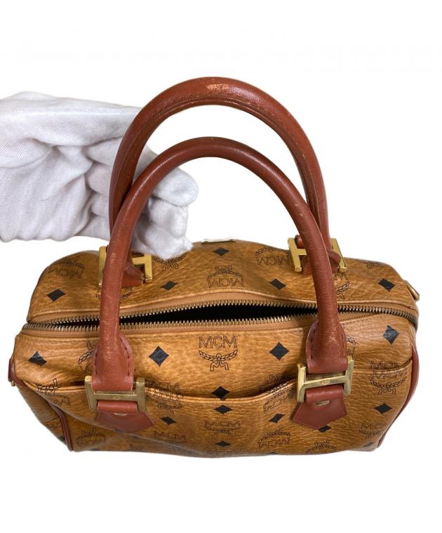 中古・古着通販】MCM (エムシーエム) ミニボストンバッグ ブラウン