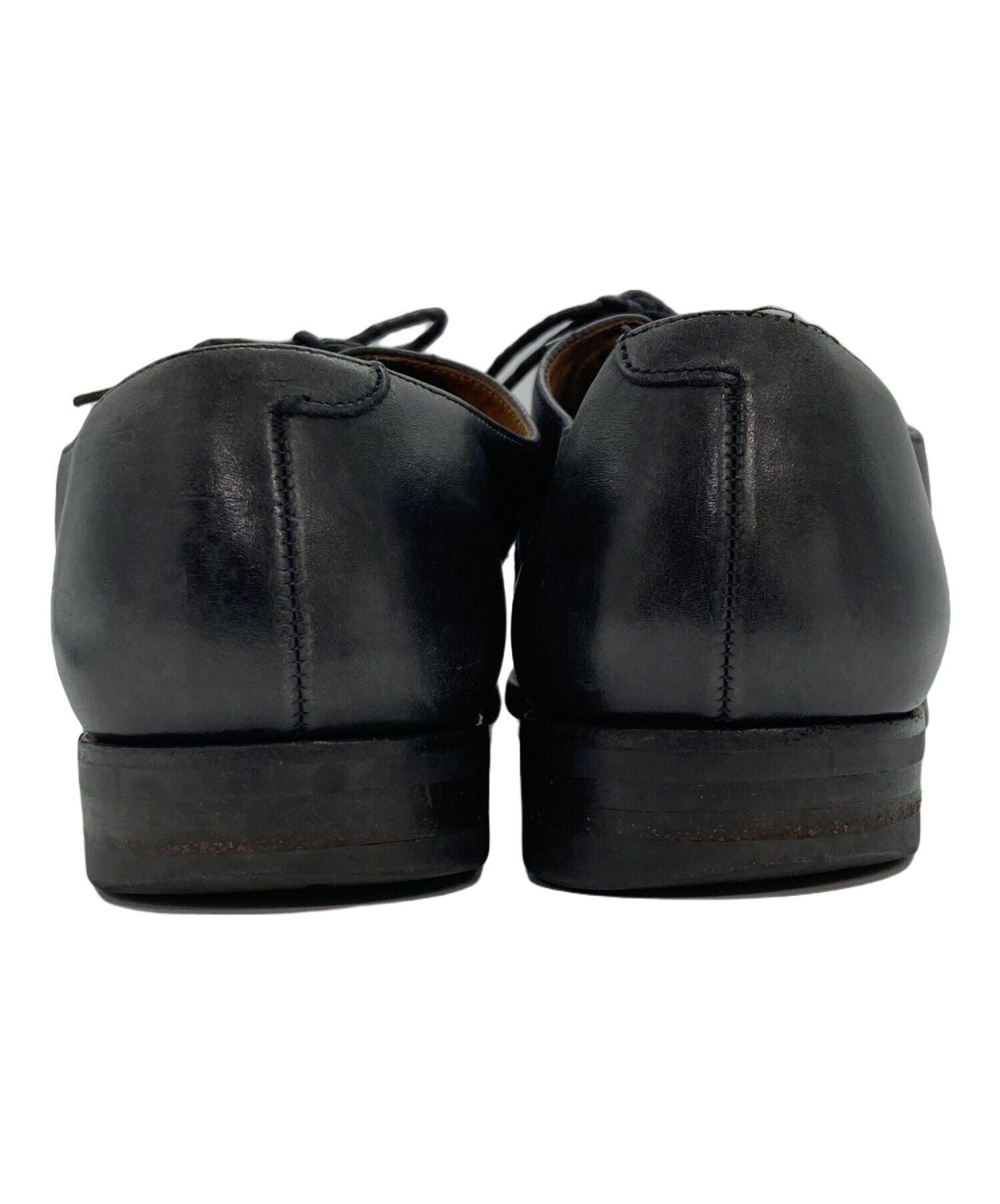 7E　着用数回　CROCKETT＆JONES　SHEFFORD2　ブラック 中古・古着通販】Crockett & Jones (クロケット＆ジョーンズ) プレーン