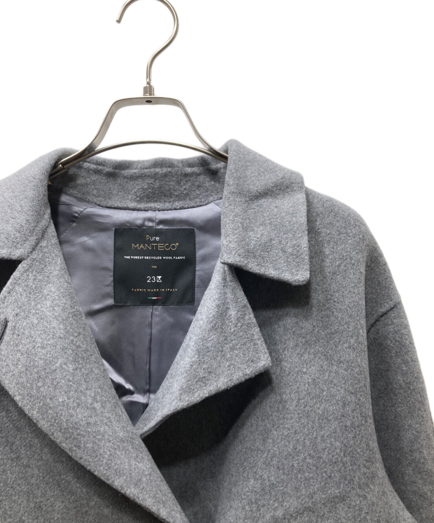 中古・古着通販】23区 (ニジュウサンク) MANTECOPure リバーコート  