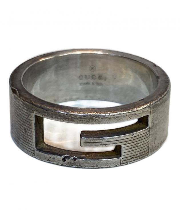 中古・古着通販】GUCCI (グッチ) ブランデッドGリング シルバー サイズ