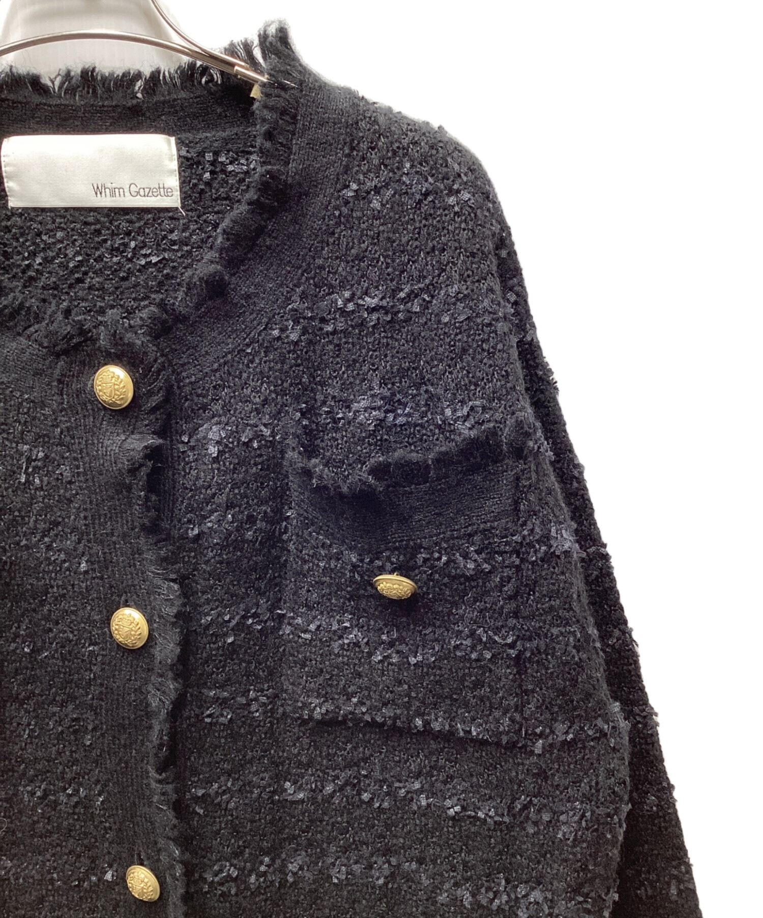 中古・古着通販】Whim Gazette (ウィムガゼット) ツイードニット