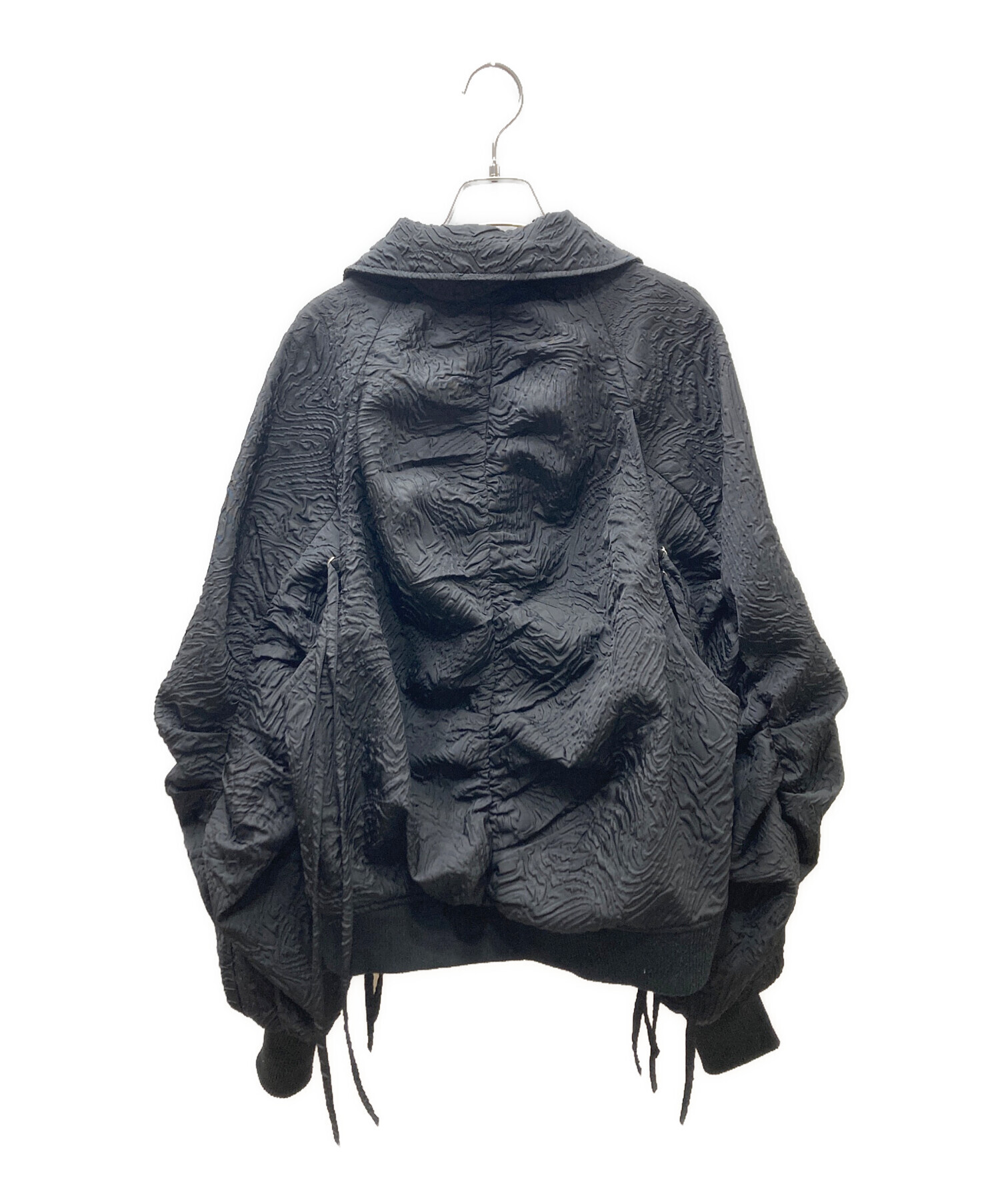 中古・古着通販】seyto (セイト) JACQUARD CUT OUT GATHER BLOUSON