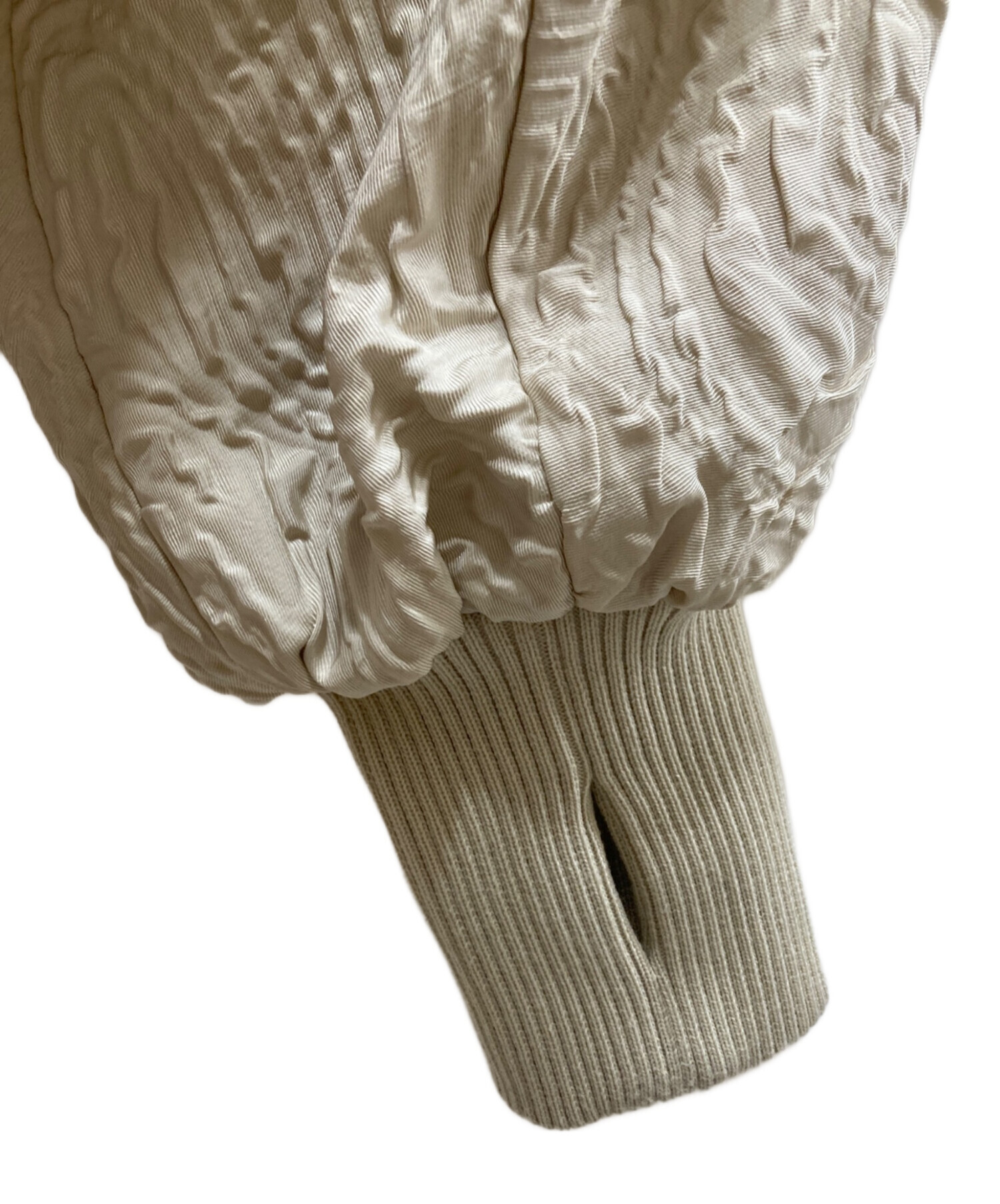 中古・古着通販】seyto (セイト) JACQUARD CUT OUT GATHER BLOUSON