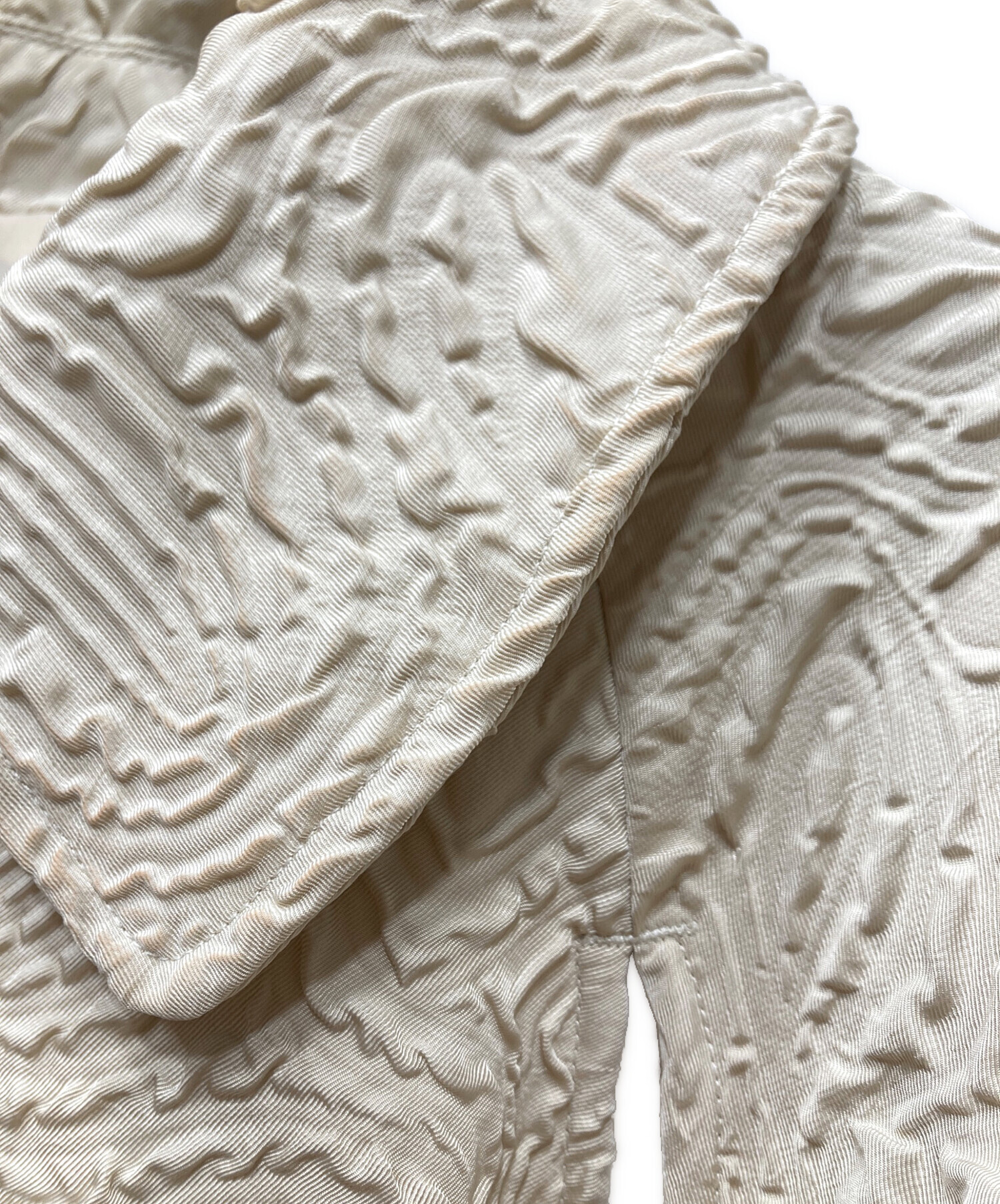 中古・古着通販】seyto (セイト) JACQUARD CUT OUT GATHER BLOUSON