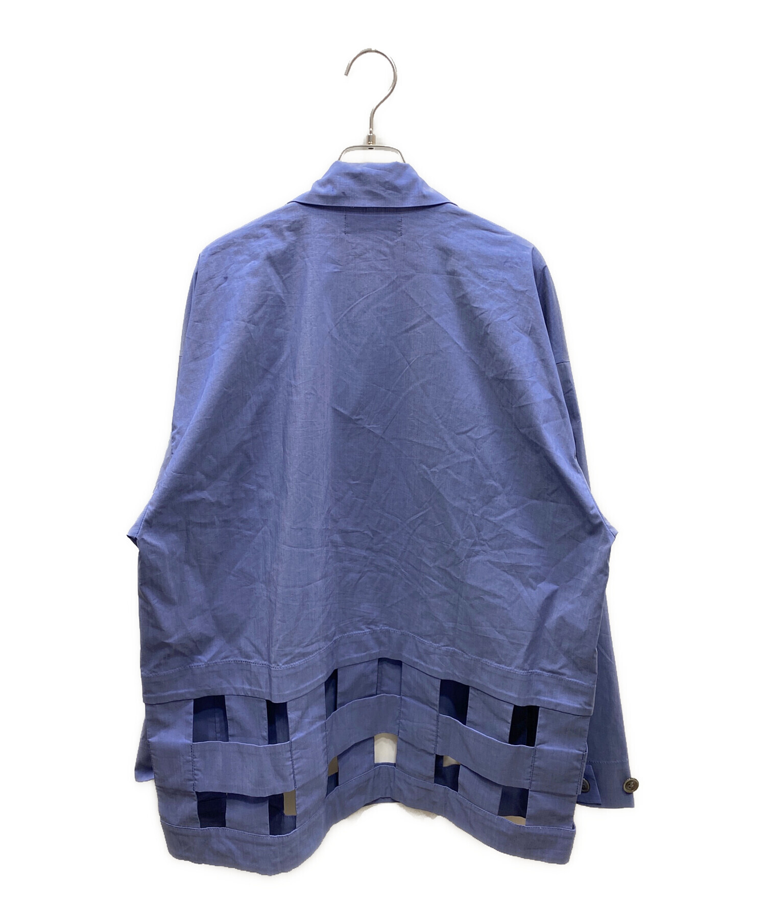 中古・古着通販】ZUCCA (ズッカ) 編みデザインジャケット パープル