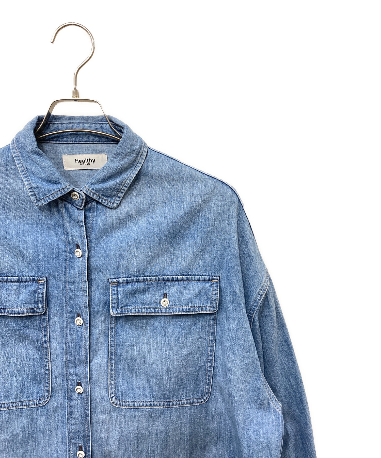 中古・古着通販】Healthy denim (ヘルシーデニム) ALMOND デニムシャツ