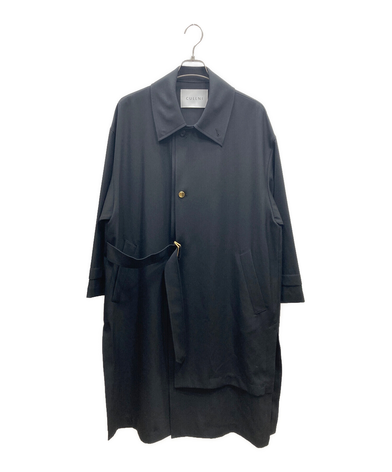 中古・古着通販】CULLNI (クルニ) Layered Tie Locken Coat ロング