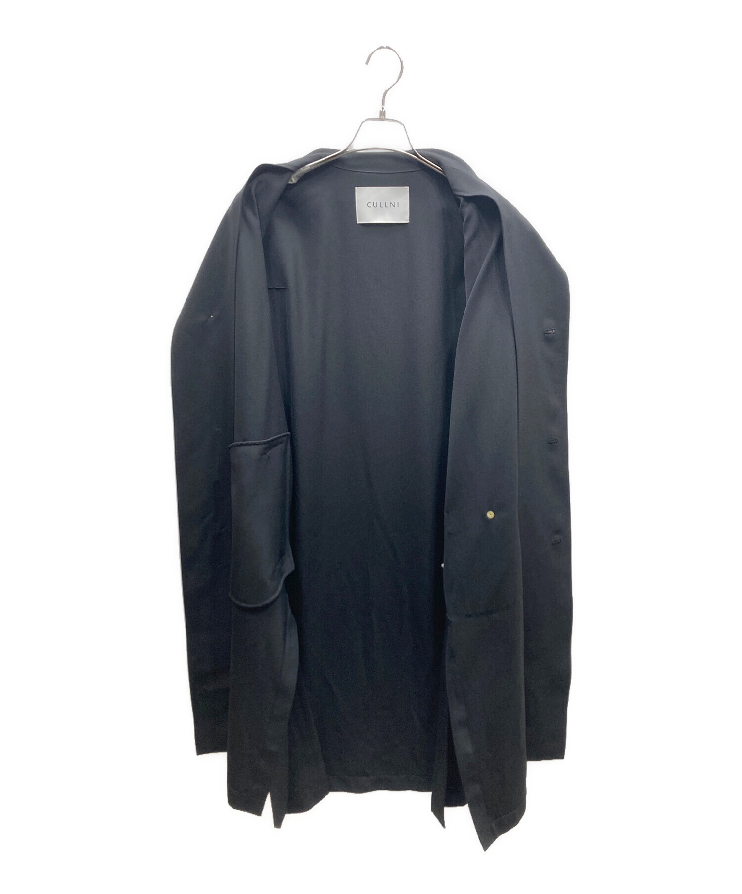 中古・古着通販】CULLNI (クルニ) Layered Tie Locken Coat ロング