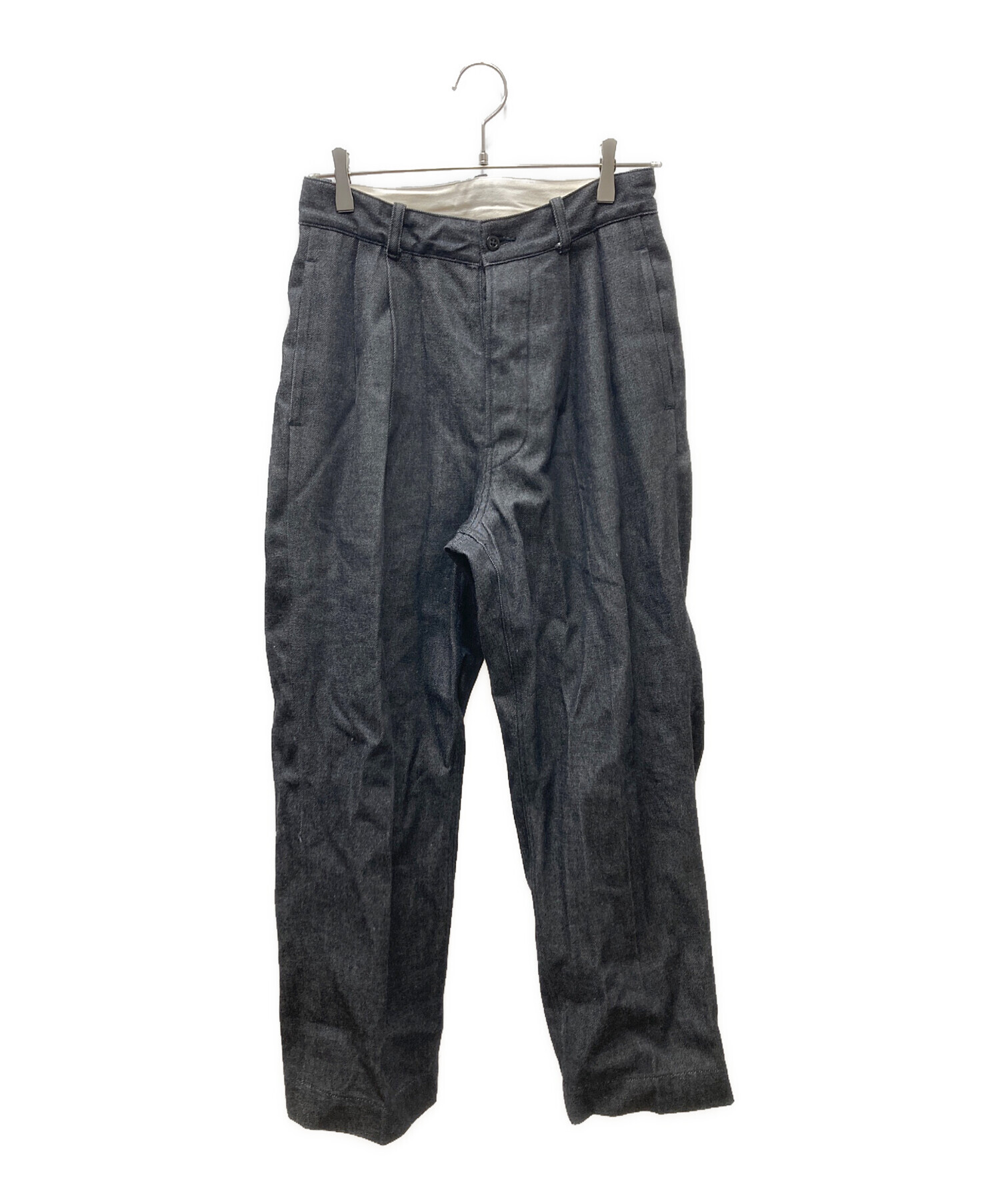 中古・古着通販】Schuray (シュウレイ) Black Denim Trousers デニム