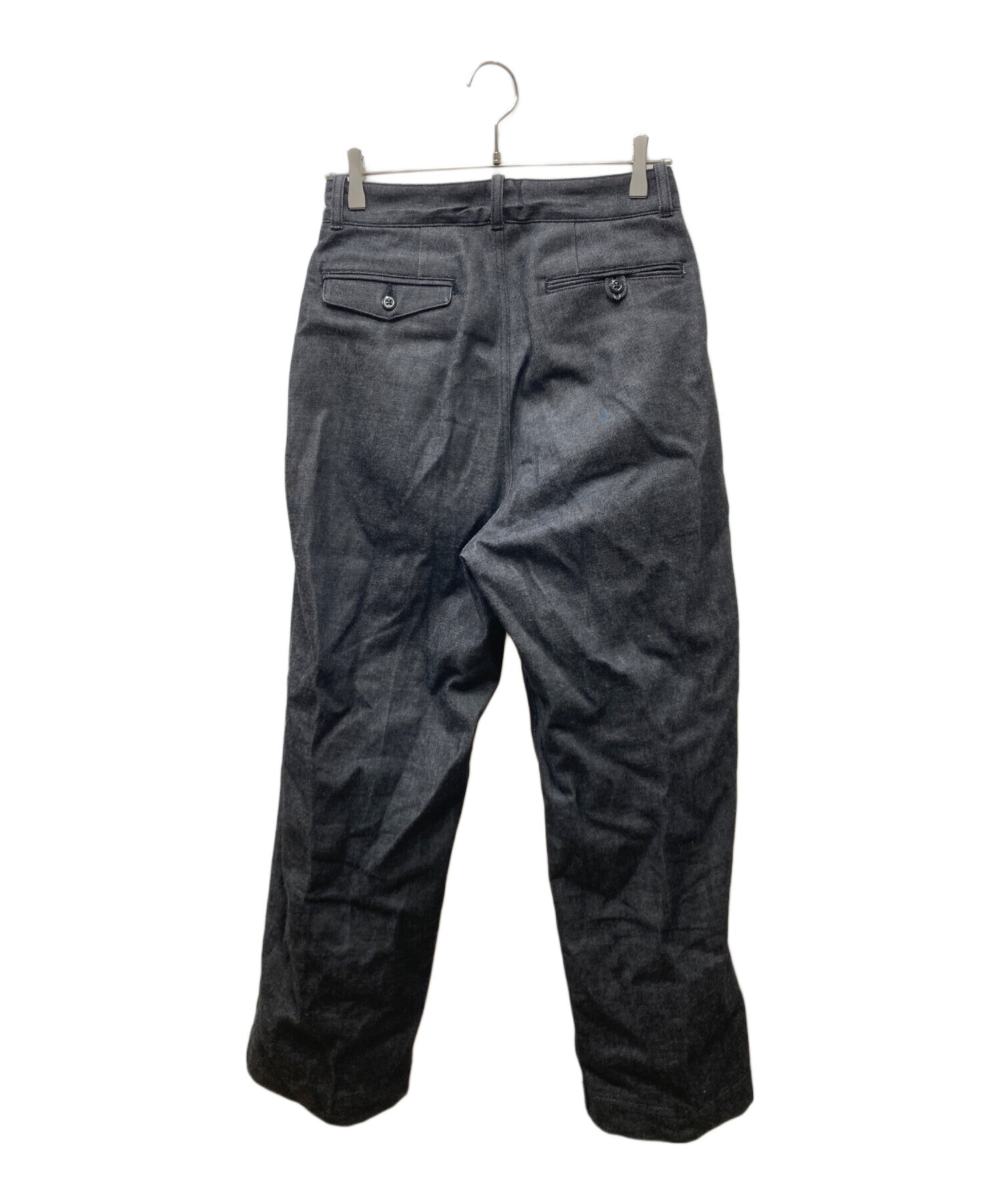 中古・古着通販】Schuray (シュウレイ) Black Denim Trousers デニム