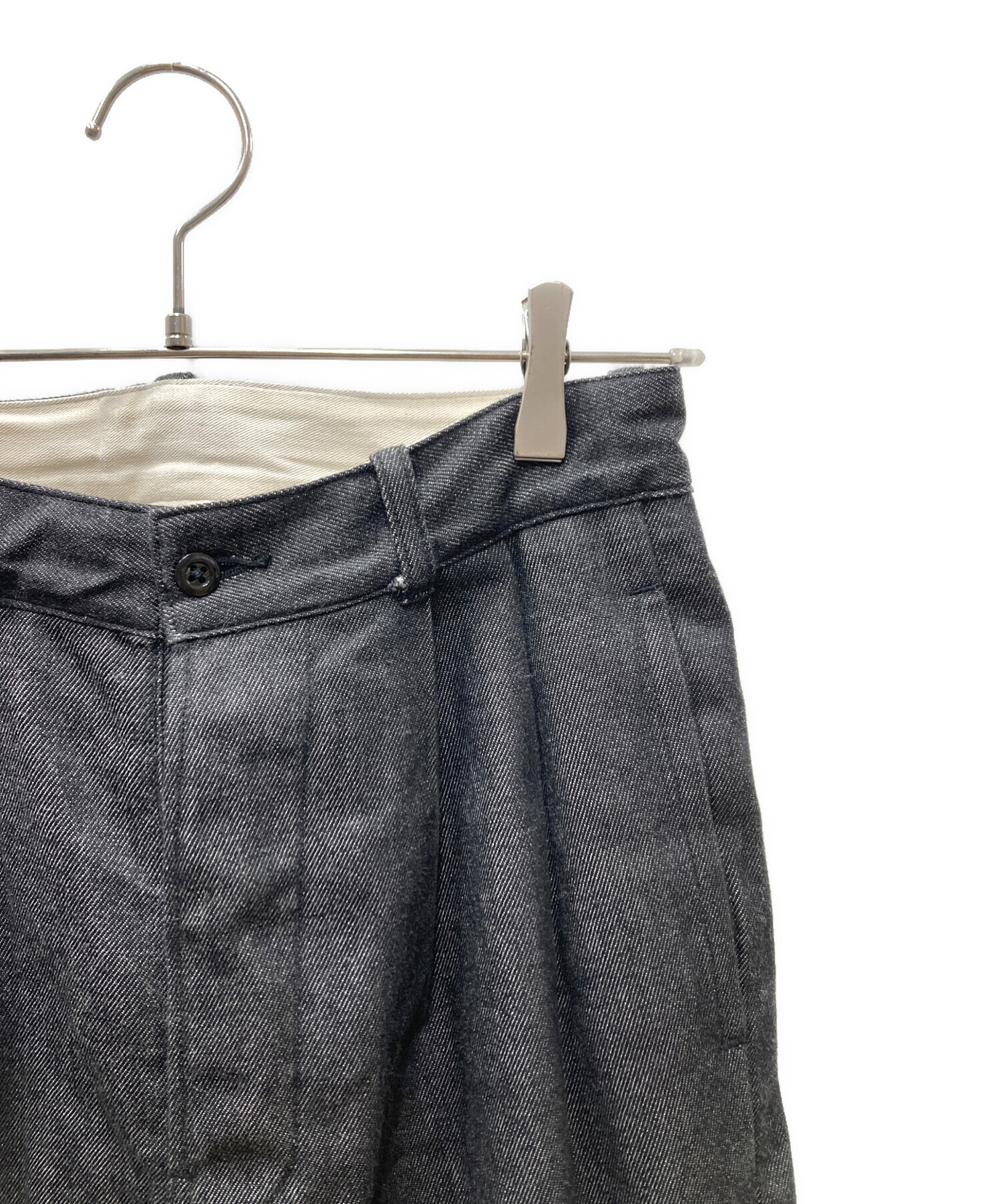 中古・古着通販】Schuray (シュウレイ) Black Denim Trousers デニム