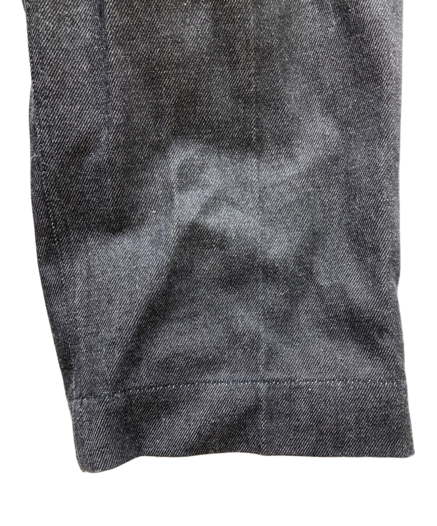 中古・古着通販】Schuray (シュウレイ) Black Denim Trousers デニム