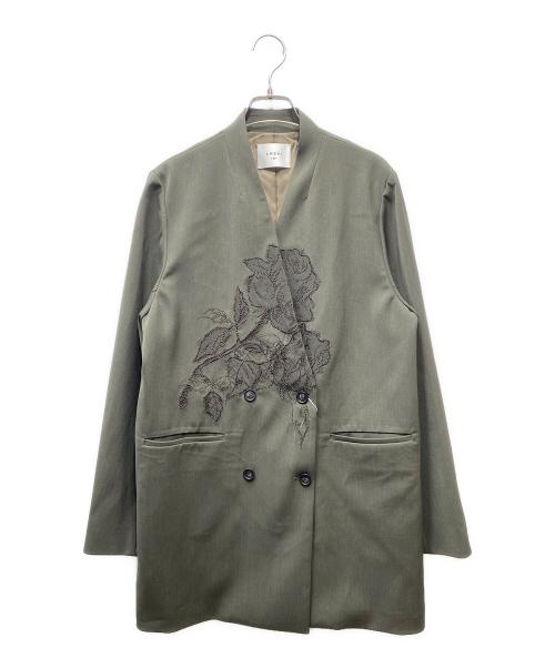 中古・古着通販】AMERI (アメリ) ROSE EMBROIDERY JACKET テーラード
