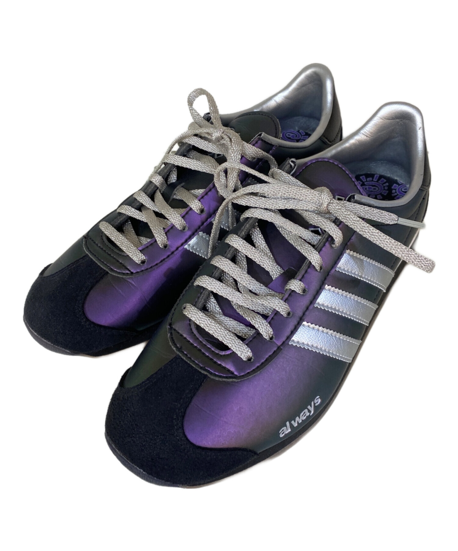  Originals always スニーカー パープル カントリー 中古・古着通販】adidas (アディダス) COUNTRY X ALWAYS ローカット