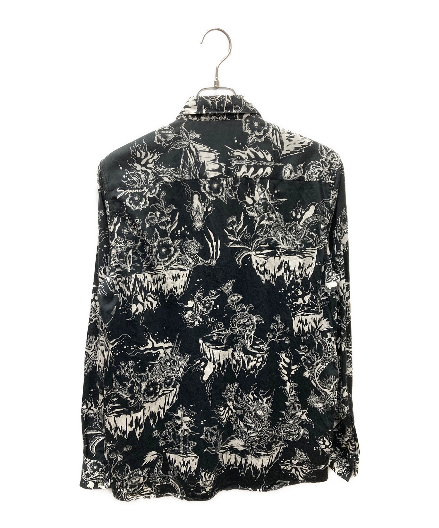 GIVENCHY ジバンシー ブラウス M 黒 【古着】【中古】【送料無料】 GIVENCHY - GIVENCHY ジバンシー ブラウス M 黒 【古着】【中古