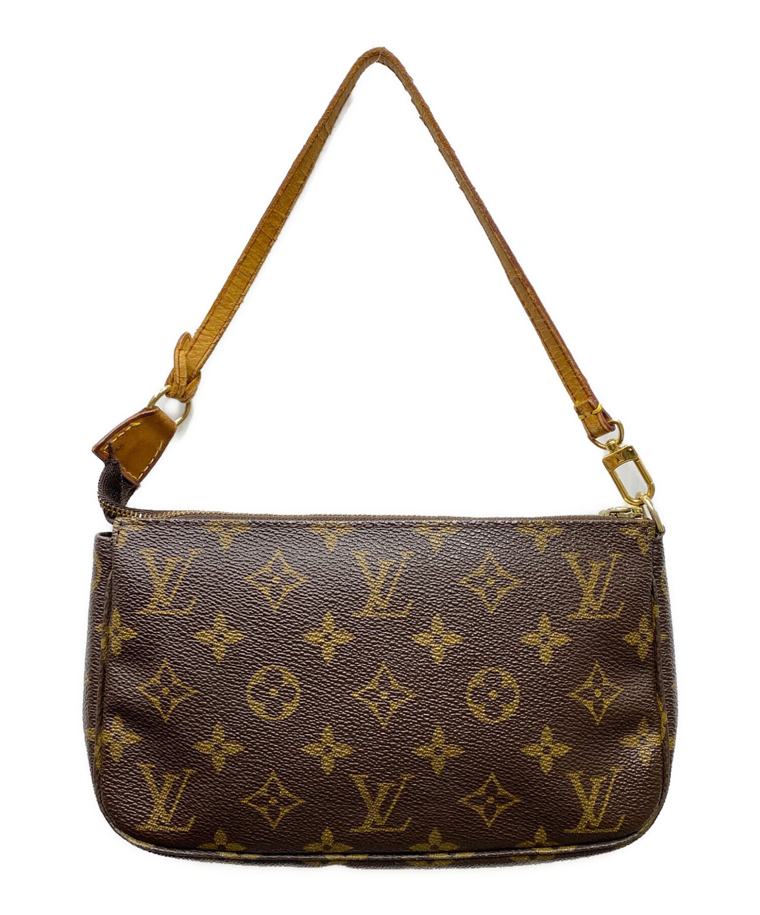 未使用級/ルイヴィトン　ポーチ　ポシェットアクセソワール　モノグラム　ブラウン 中古・古着通販】LOUIS VUITTON (ルイ ヴィトン) ポシェット・アクセ