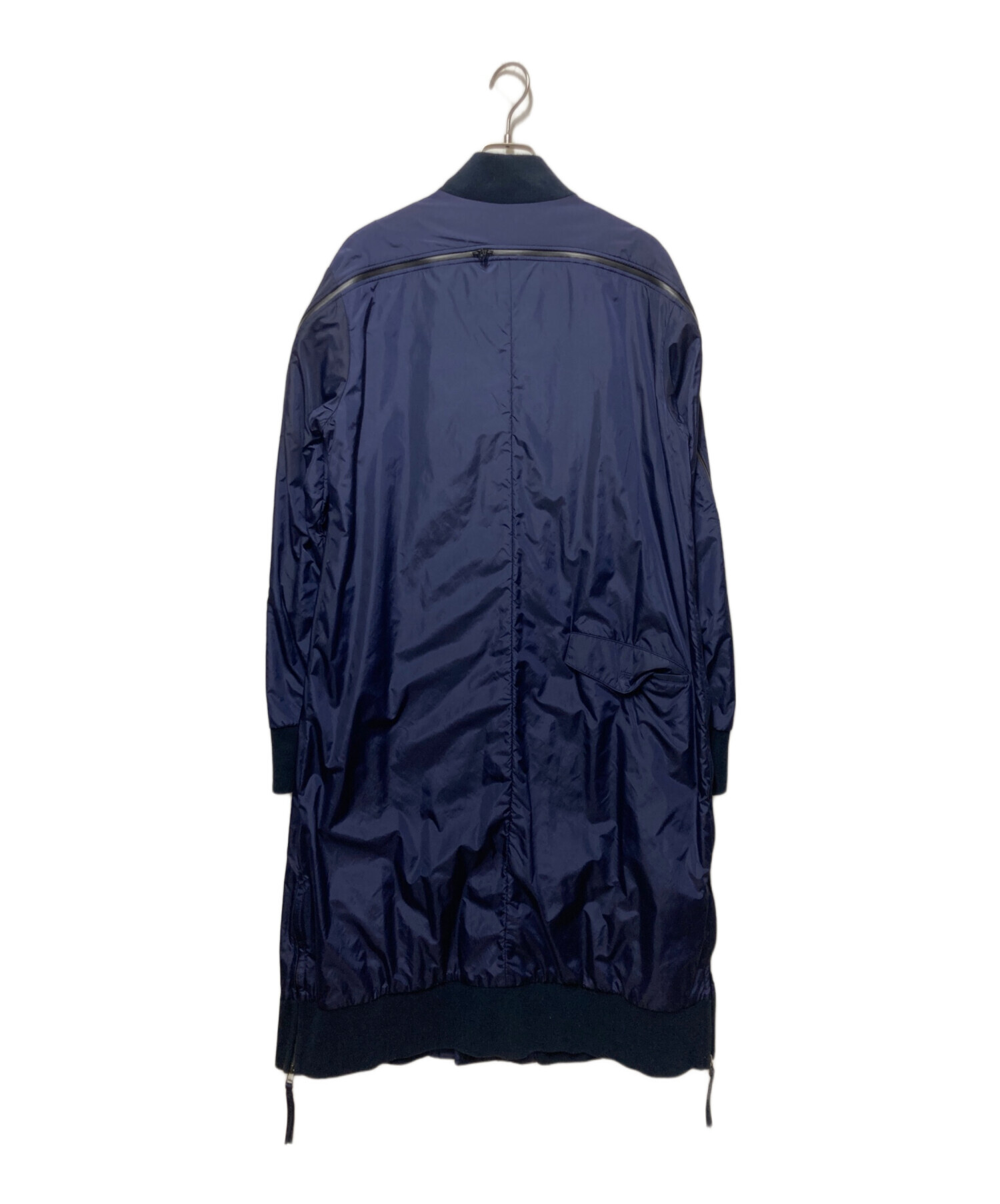 中古・古着通販】Bajra (バジュラ) ナイロンデザインフーデッドコート