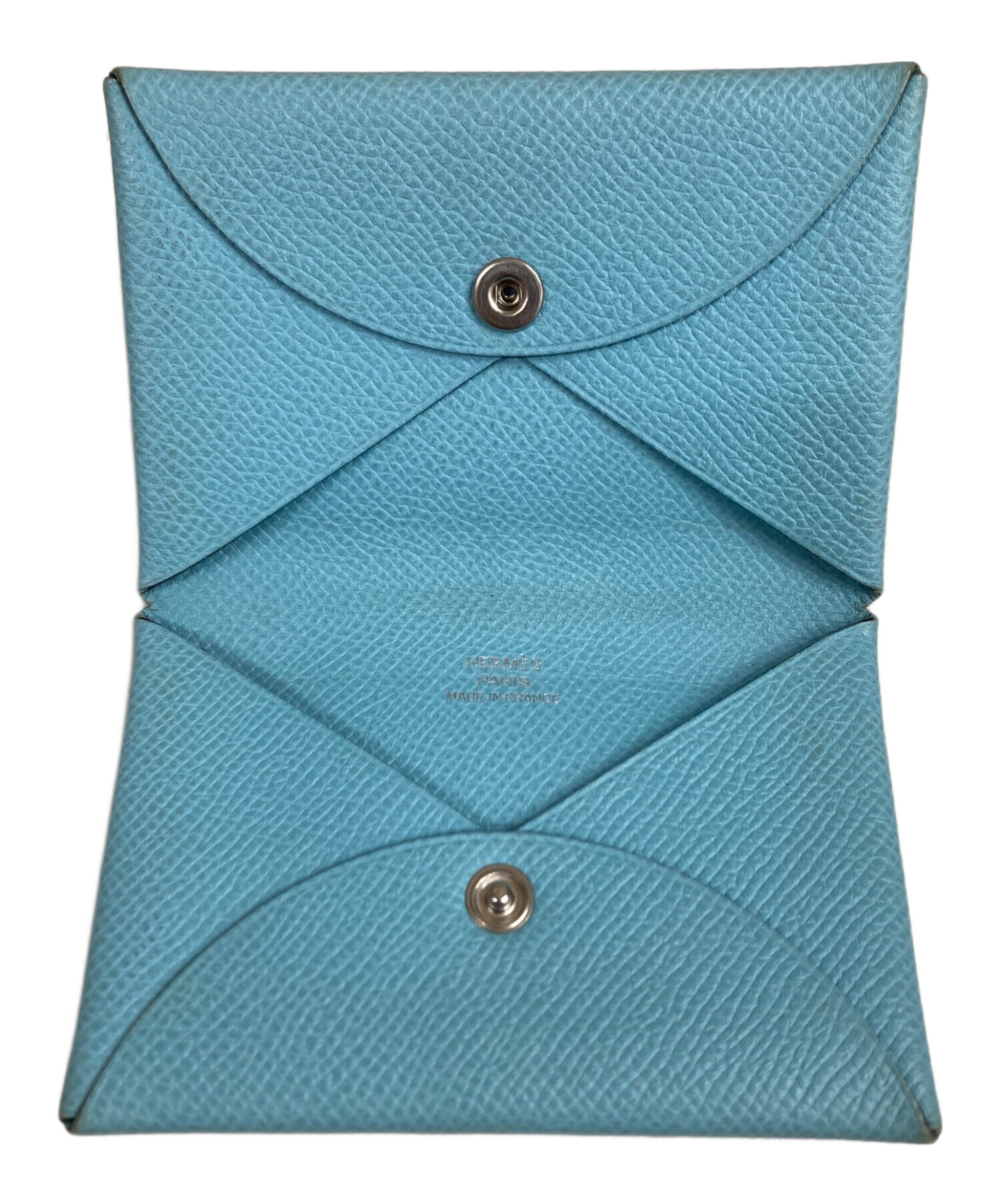 中古・古着通販】HERMES (エルメス) カルヴィ コインケース ブルー