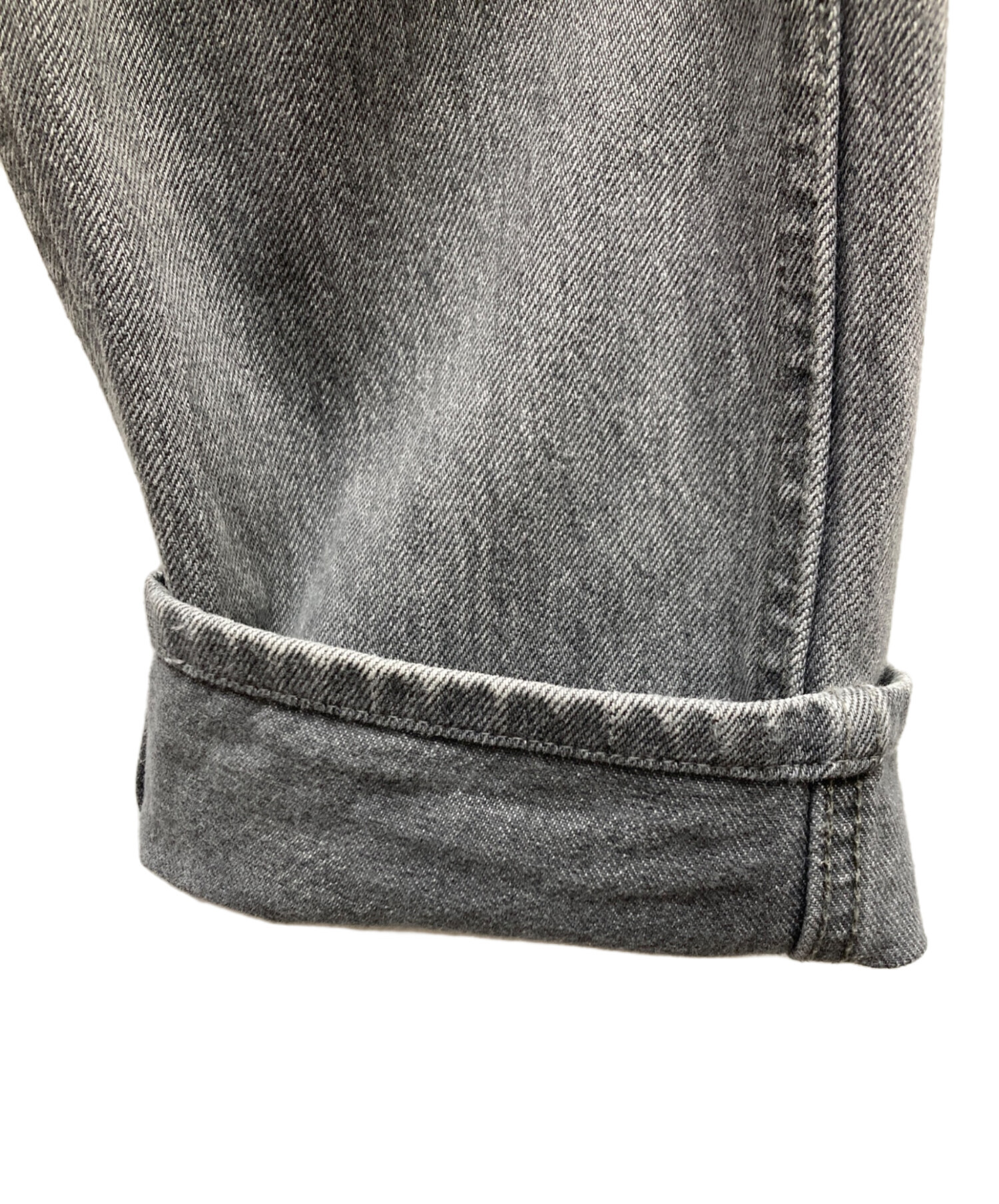 中古・古着通販】COMOLI (コモリ) デニムパンツ ブラック サイズ:2
