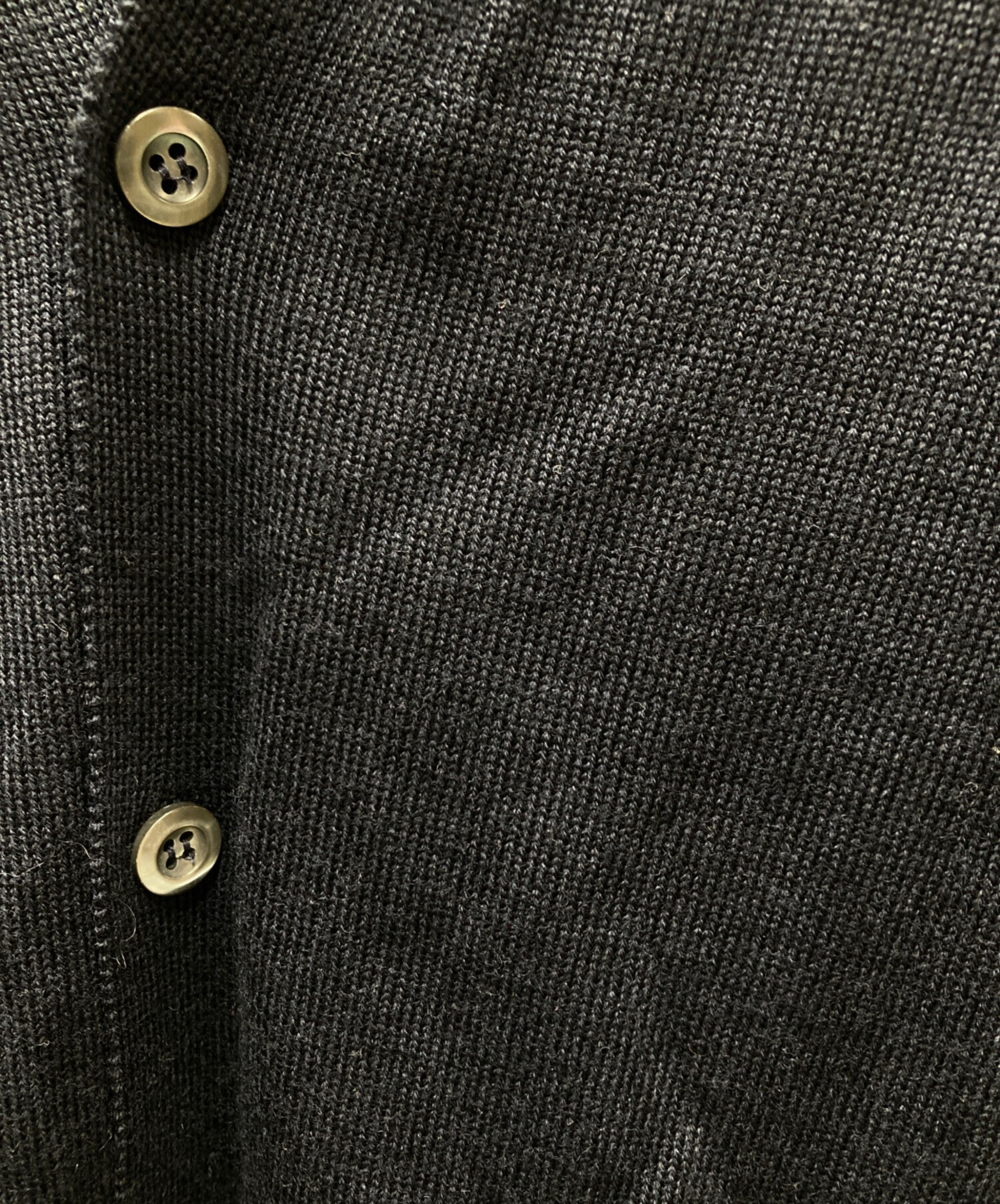 中古・古着通販】PRADA (プラダ) ウールニットカーディガン ネイビー