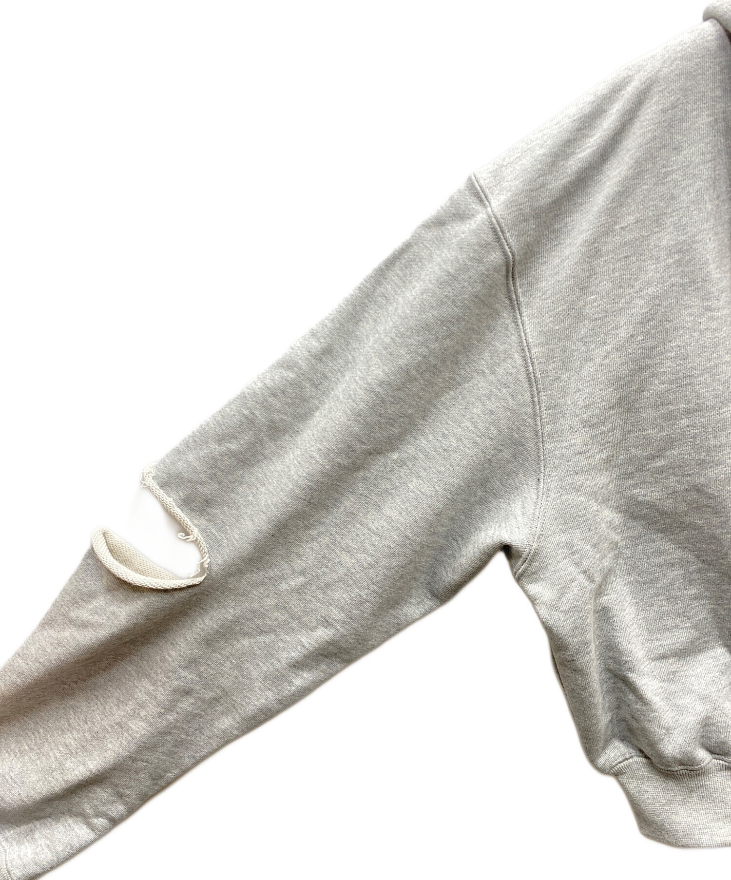 中古・古着通販】JOSE MOON (ジョゼムーン) SLIT SHORT HOODIE パール