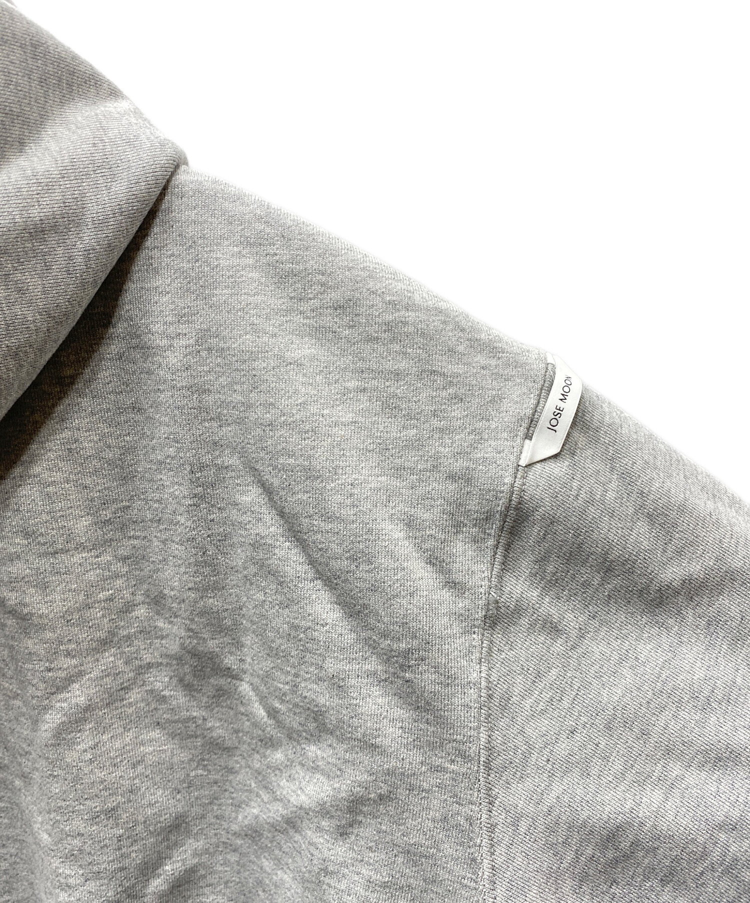 JOSE MOON / ジョゼムーン | SLIT SHORT HOODY スリット ショート フーディ パーカー | F | グレー | レディース JOSE MOON（ジョゼムーン） パーカー SLIT SHORT HOODIE/スリット