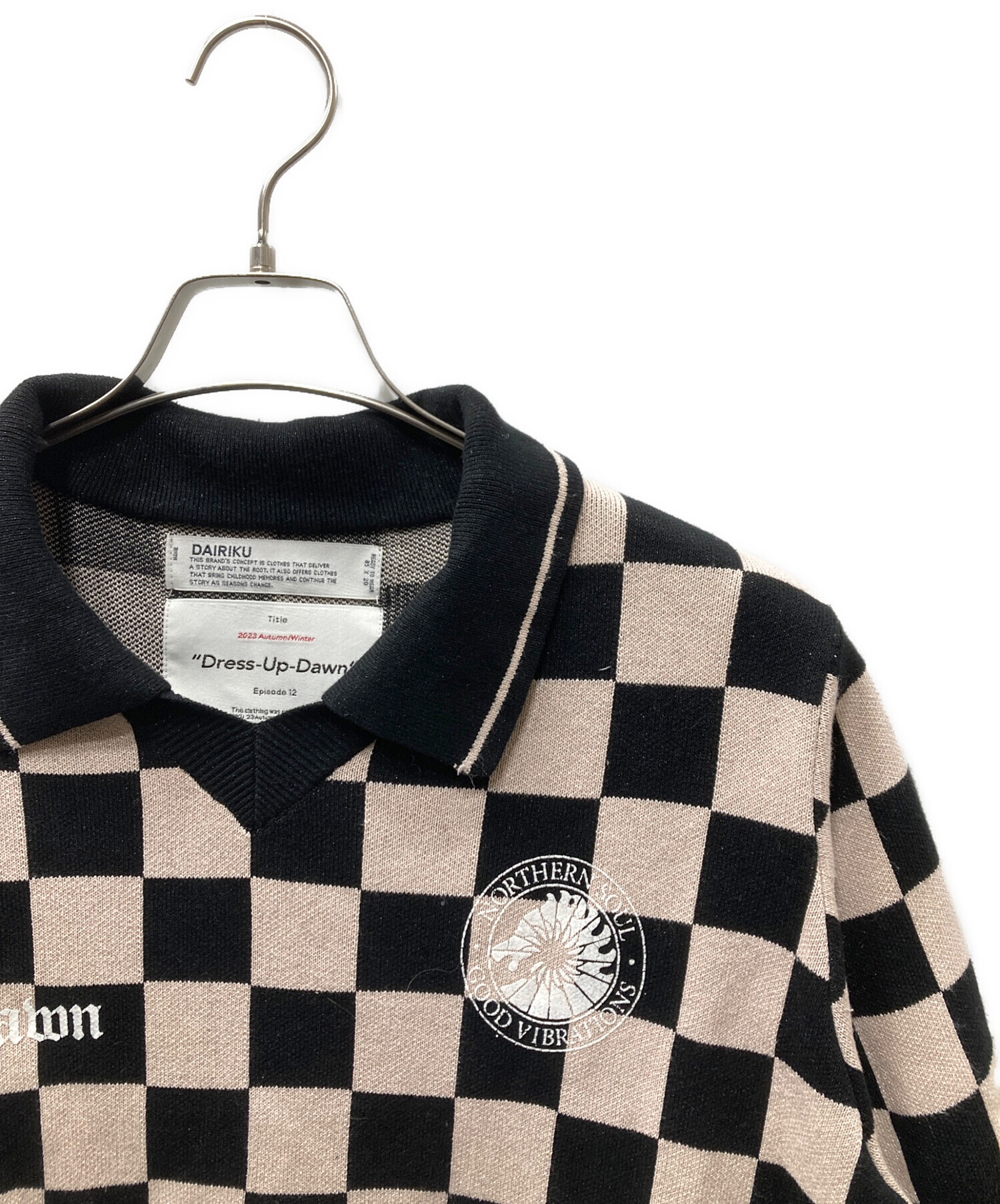 中古・古着通販】DAIRIKU (ダイリク) 23AW Lame Soccer Uniform Knit