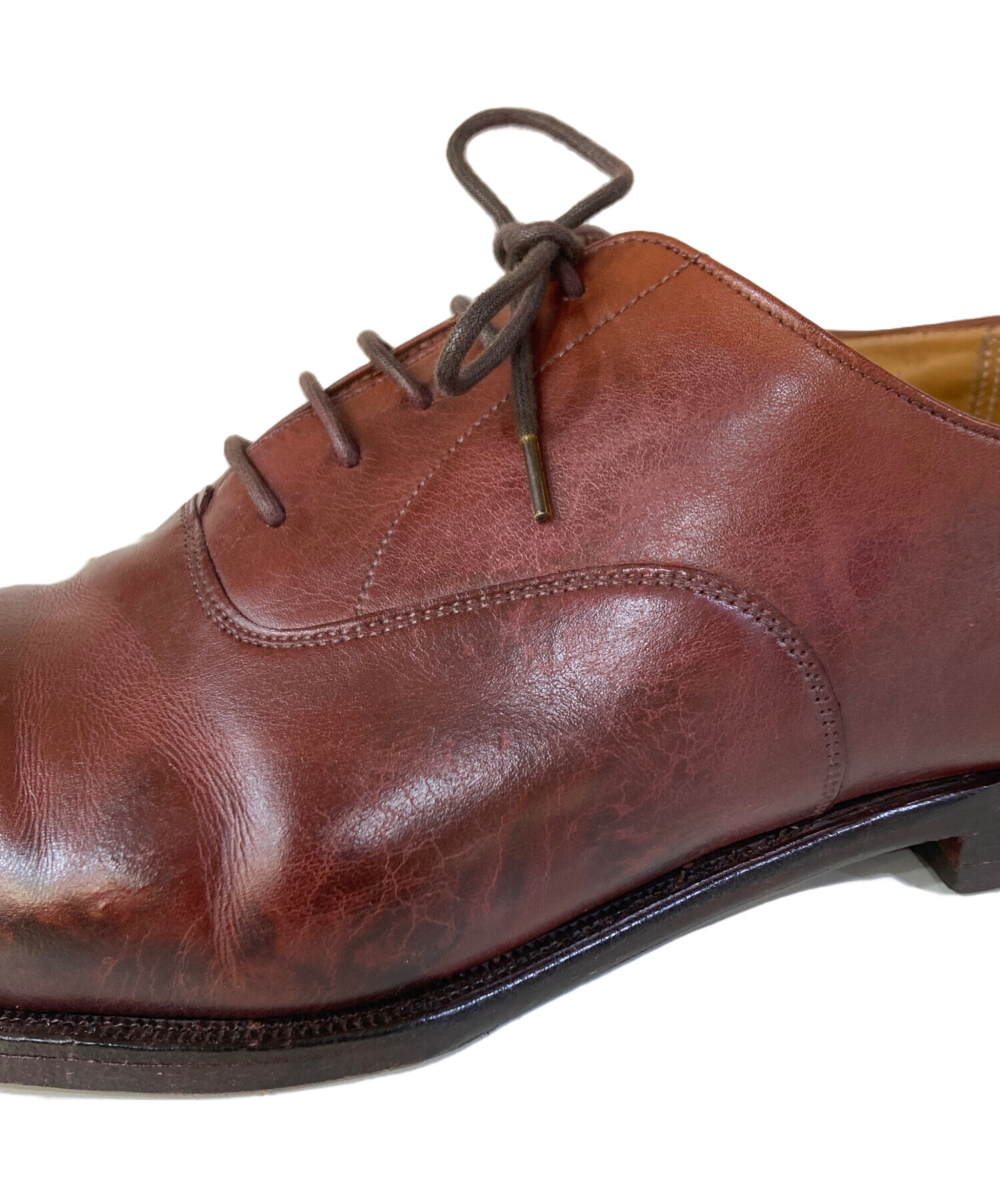 【美品】Grenson ブラウン ストレートチップ 中古・古着通販】GRENSON (グレンソン) ストレートチップシューズ