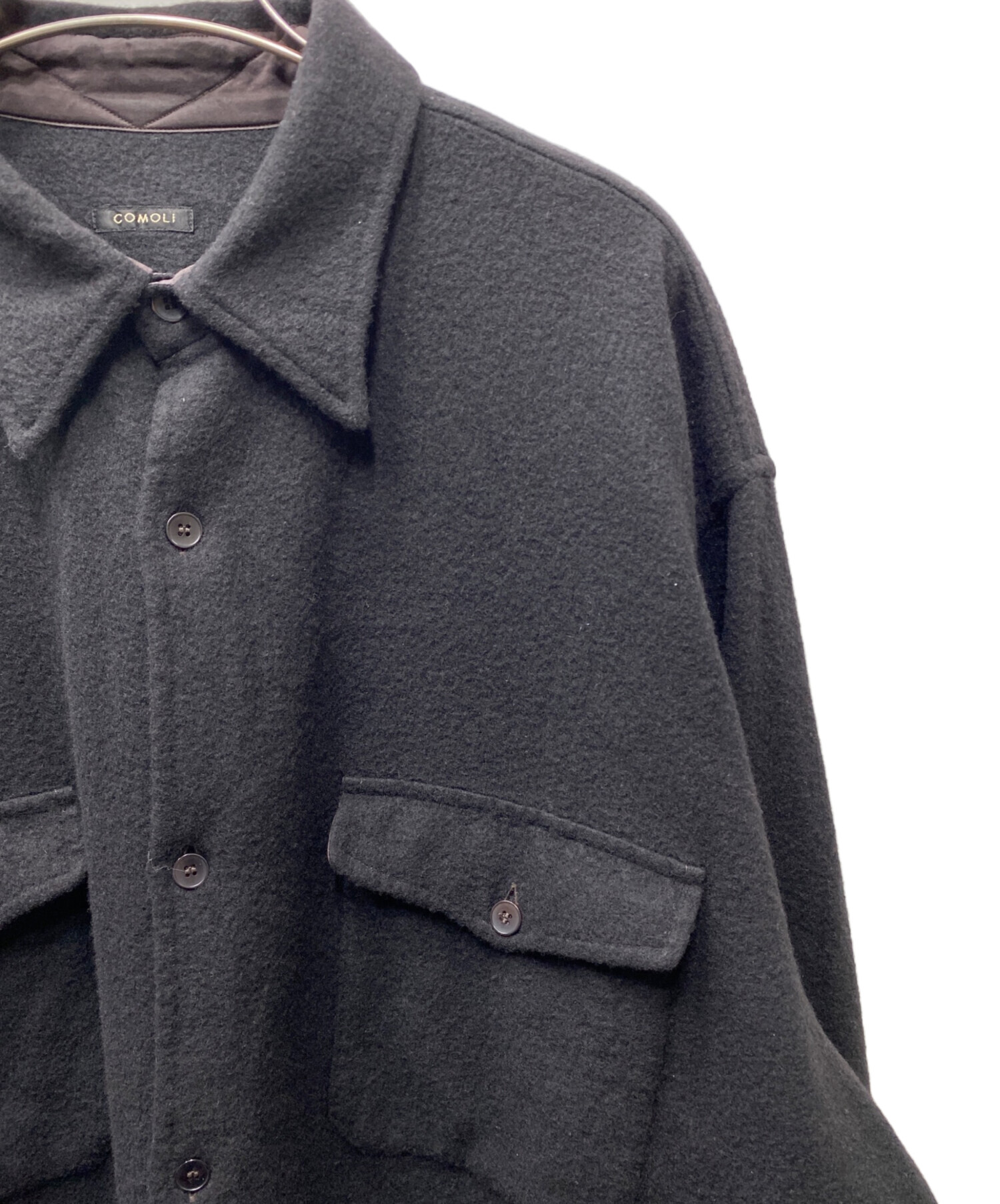 中古・古着通販】COMOLI (コモリ) ウールカシミヤ C.P.Oシャツ