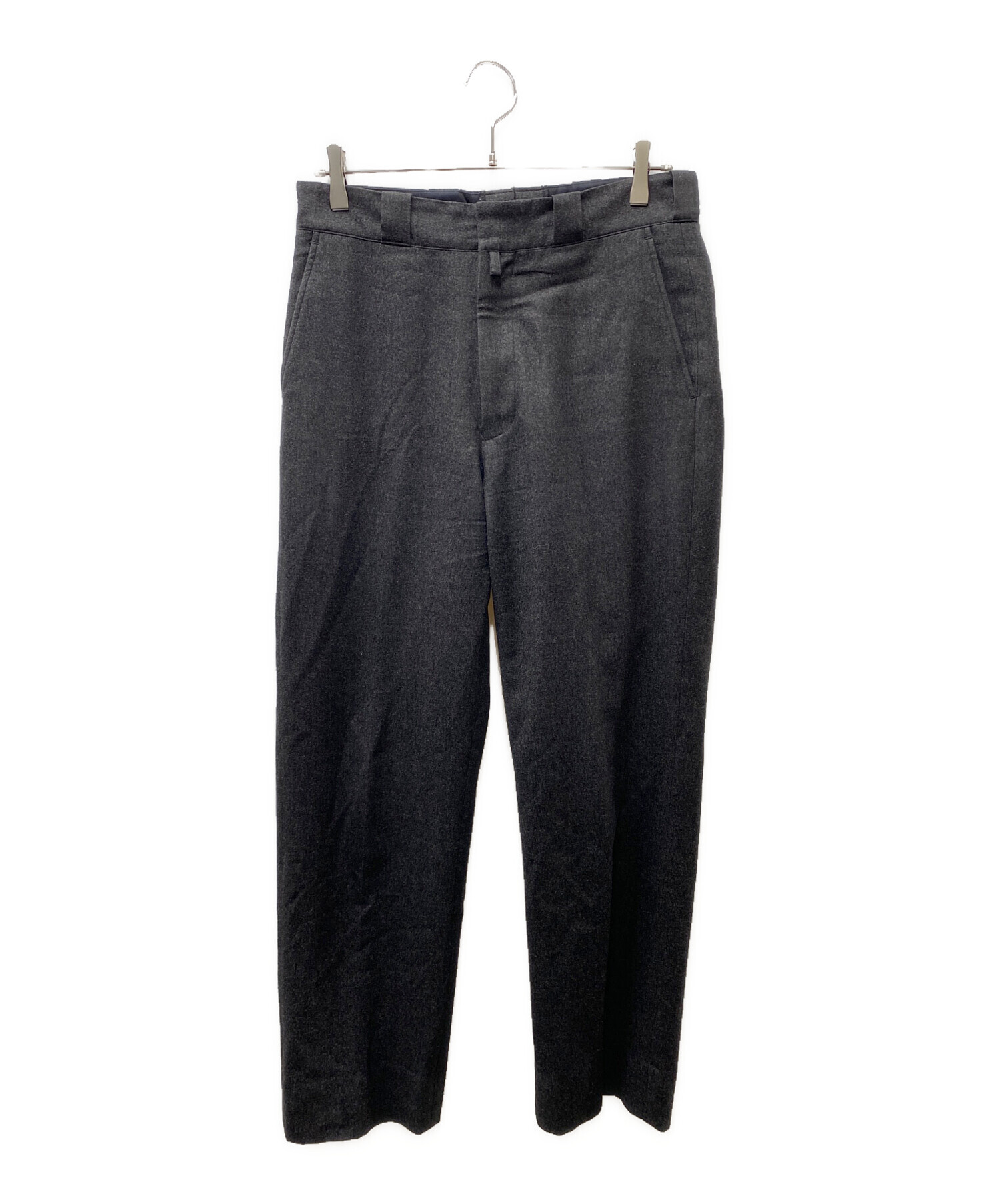 COMOLI 25AW ウールフラノパンツ　サイズ2 中古・古着通販】COMOLI (コモリ) ウールフラノスラックスパンツ