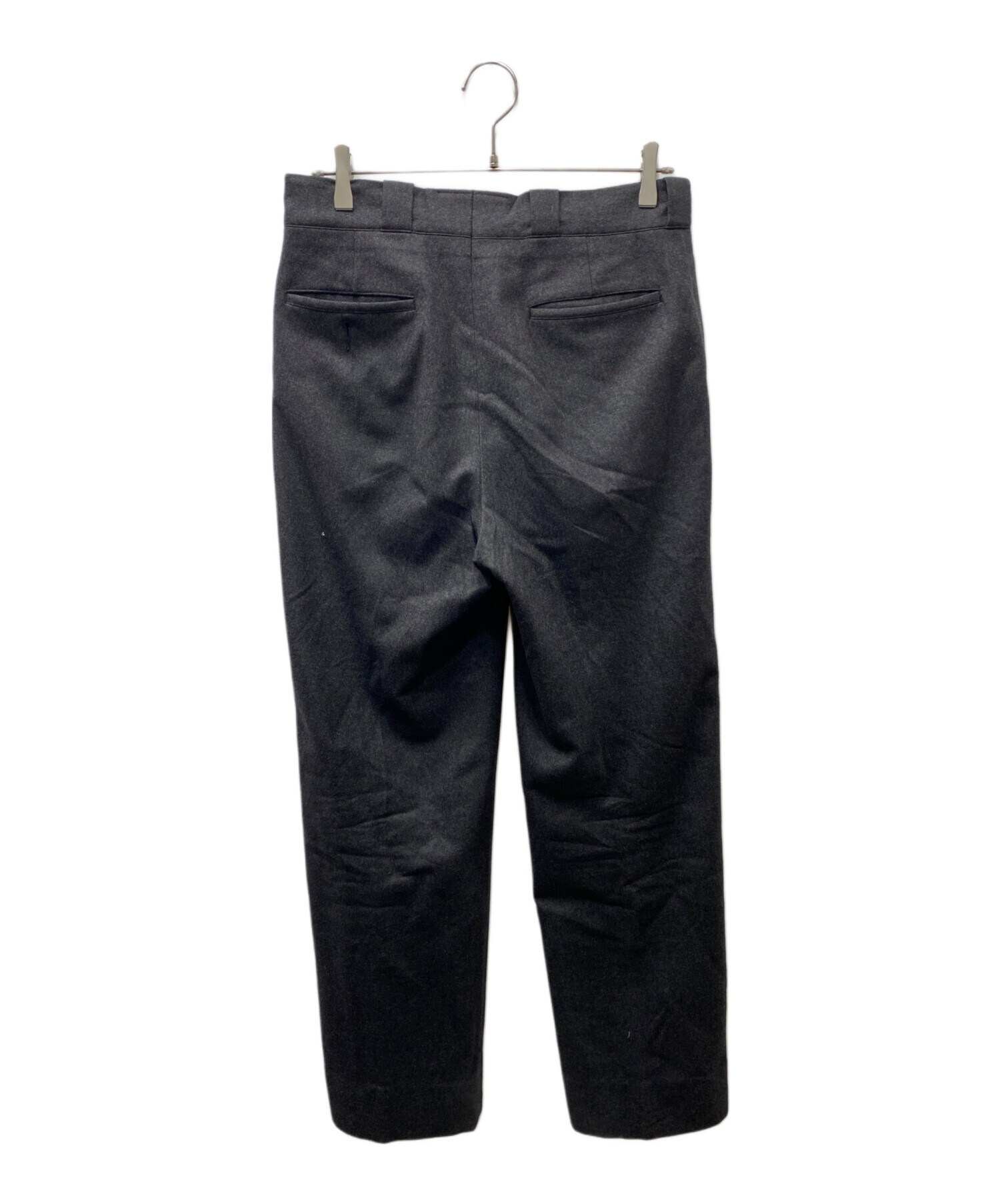 中古・古着通販】COMOLI (コモリ) ウールフラノスラックスパンツ