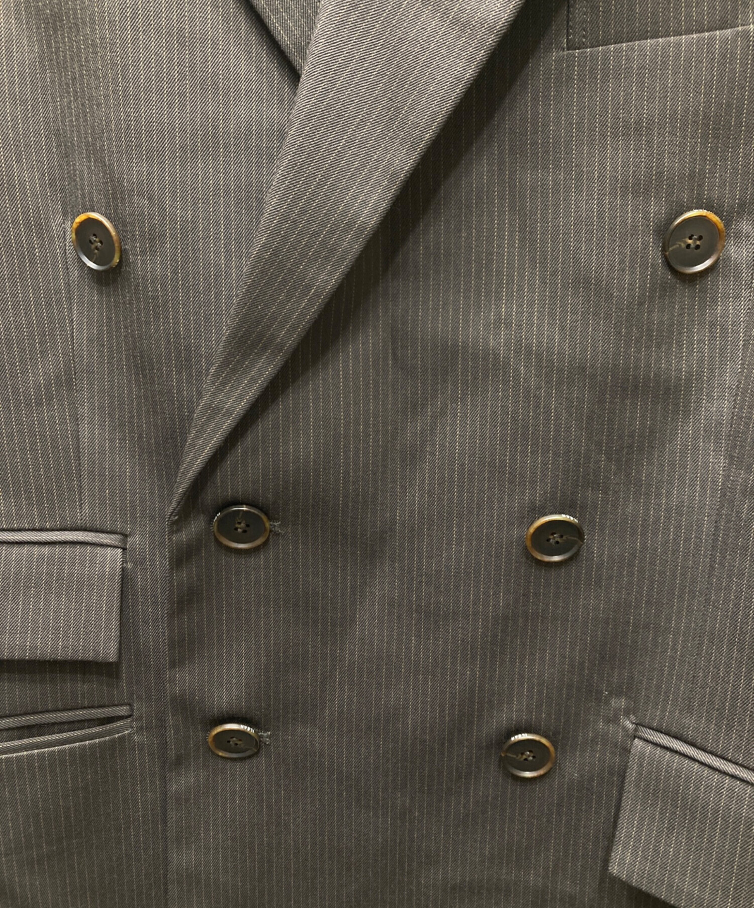中古・古着通販】ILEAN (アイリーン) WOOL DOUBLE-BREASTED PEAKED 