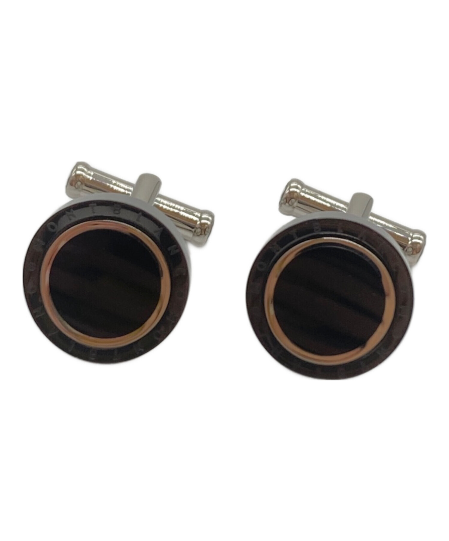 中古・古着通販】MONTBLANC (モンブラン) 2Pカフス シルバー×ブラック