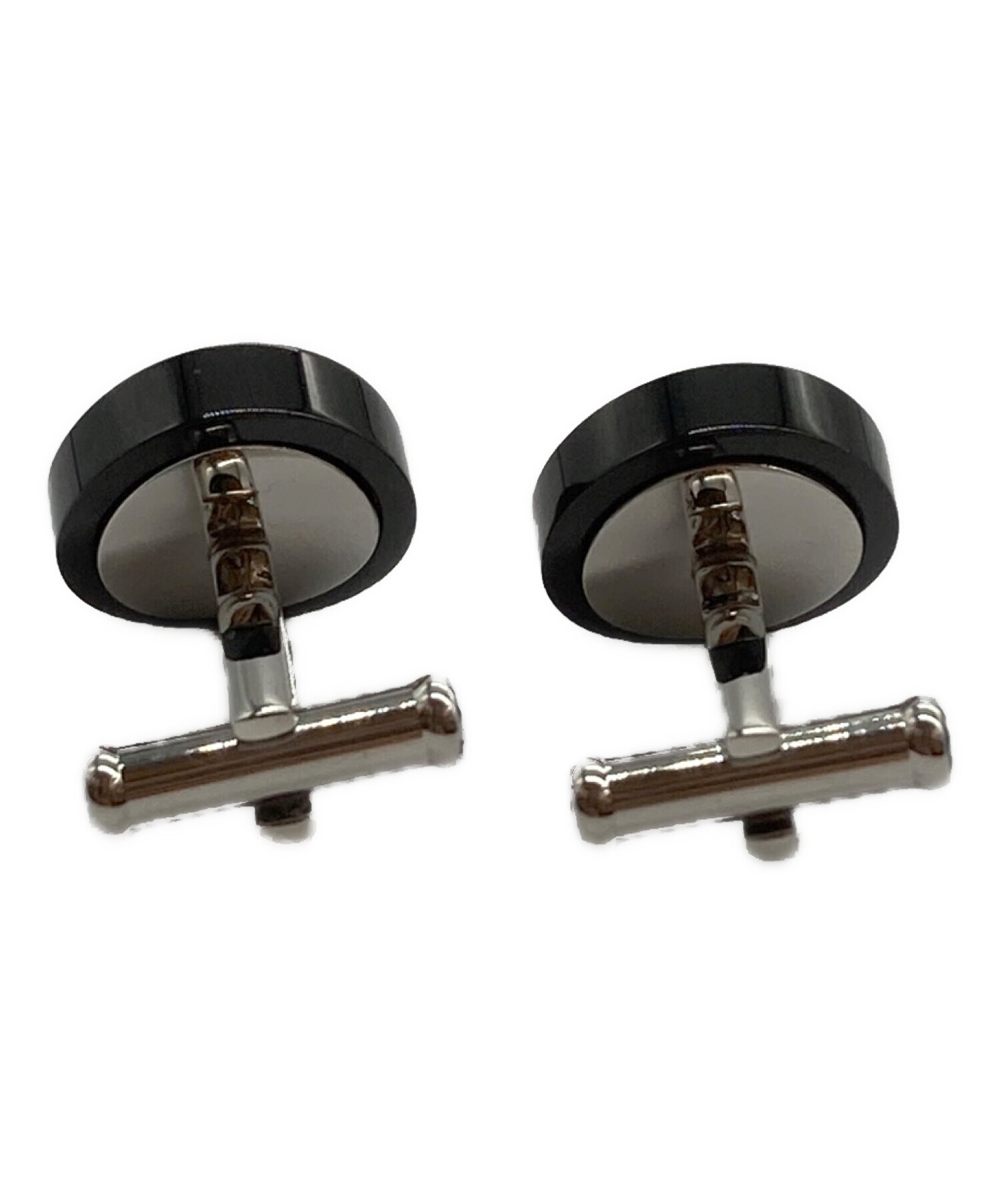 中古・古着通販】MONTBLANC (モンブラン) 2Pカフス シルバー×ブラック