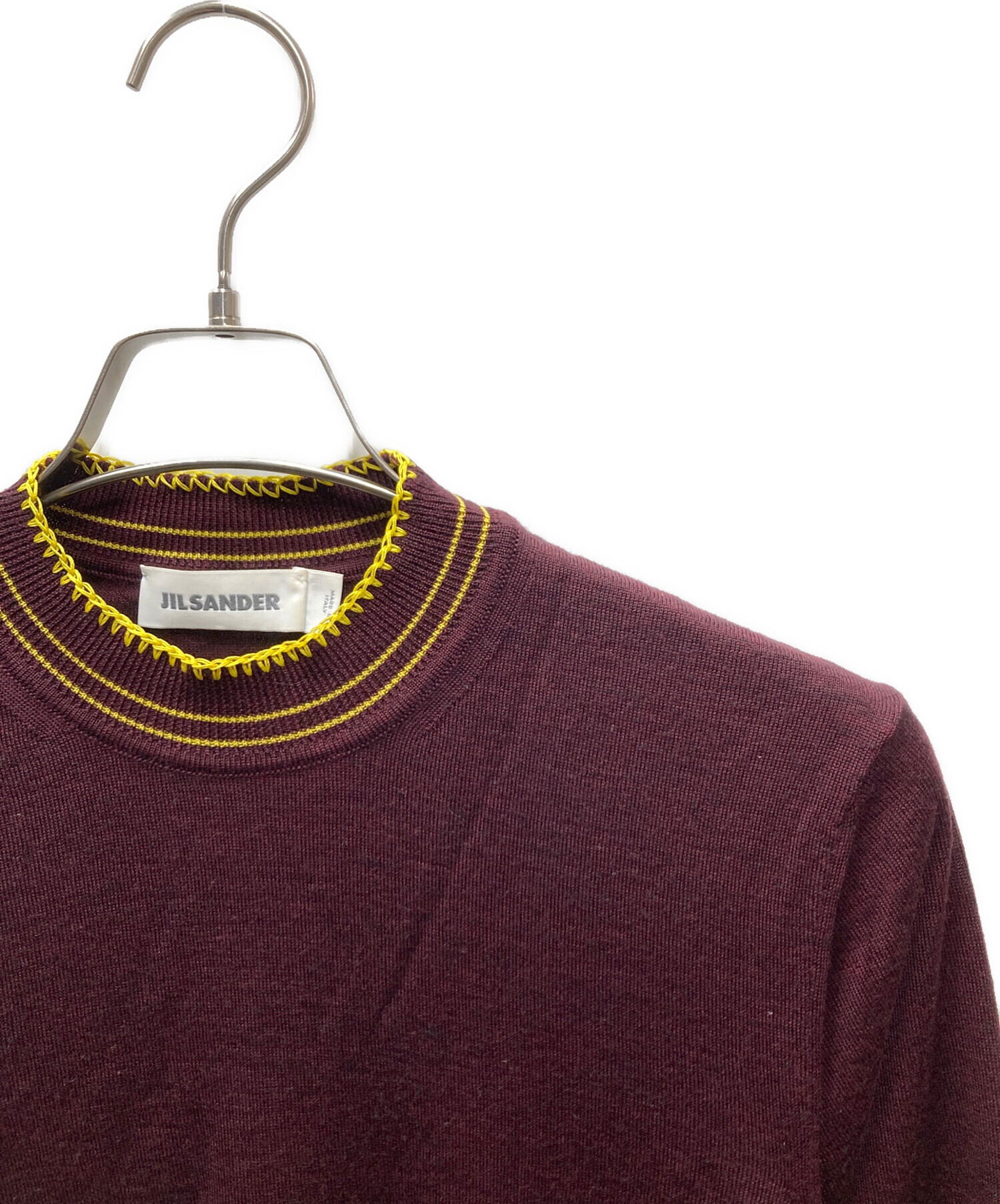 中古・古着通販】JIL SANDER (ジルサンダー) ステッチデザインニット